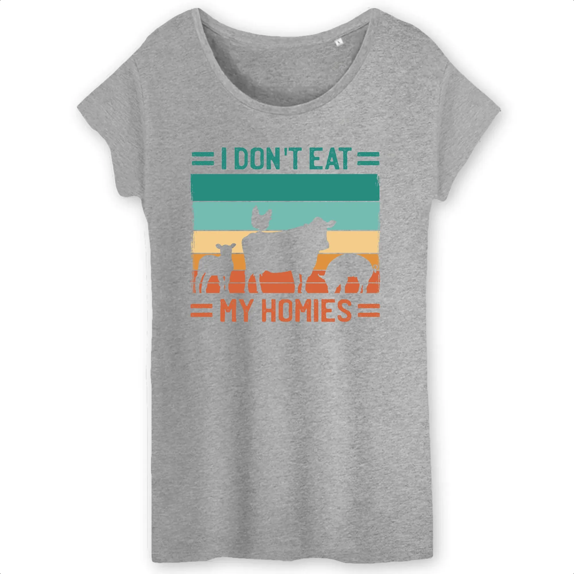 T-SHIRT - BIO- I dont eat my homies - Damen