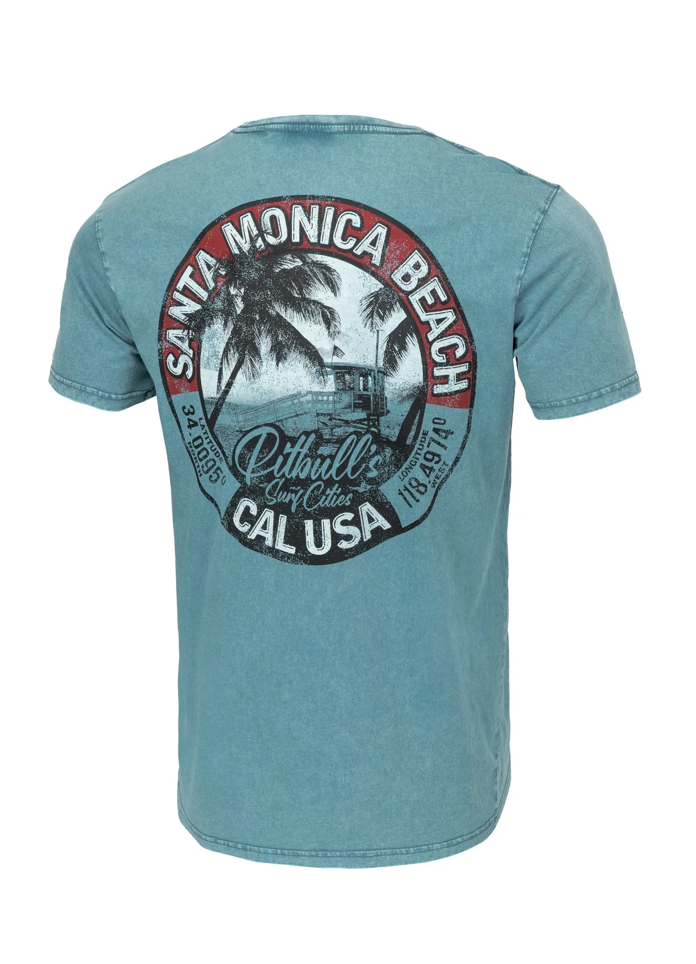 T-Shirt Denim Washed Oceanside - Light Blue