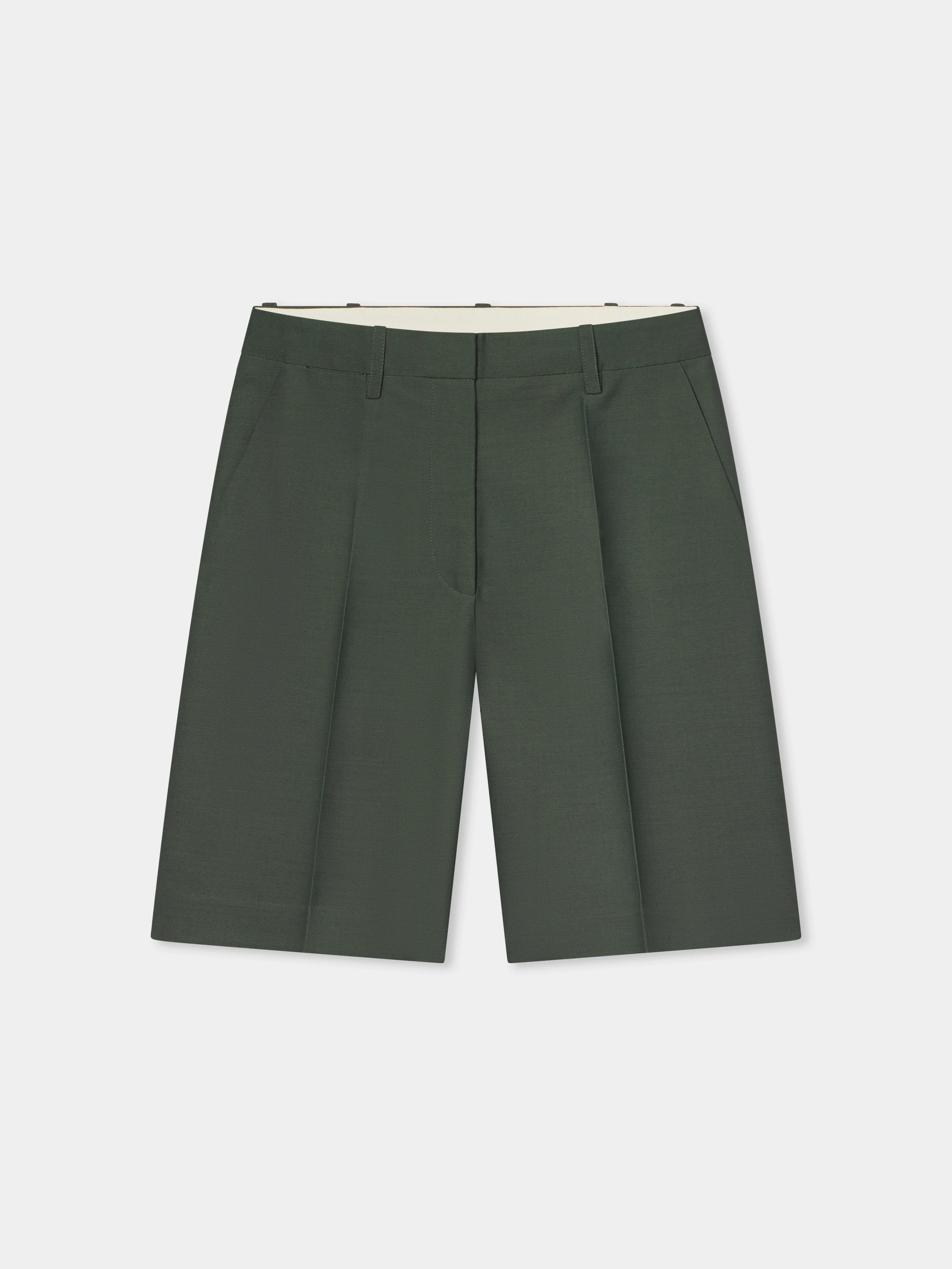 Tailored Bermuda Shorts - Pistachio