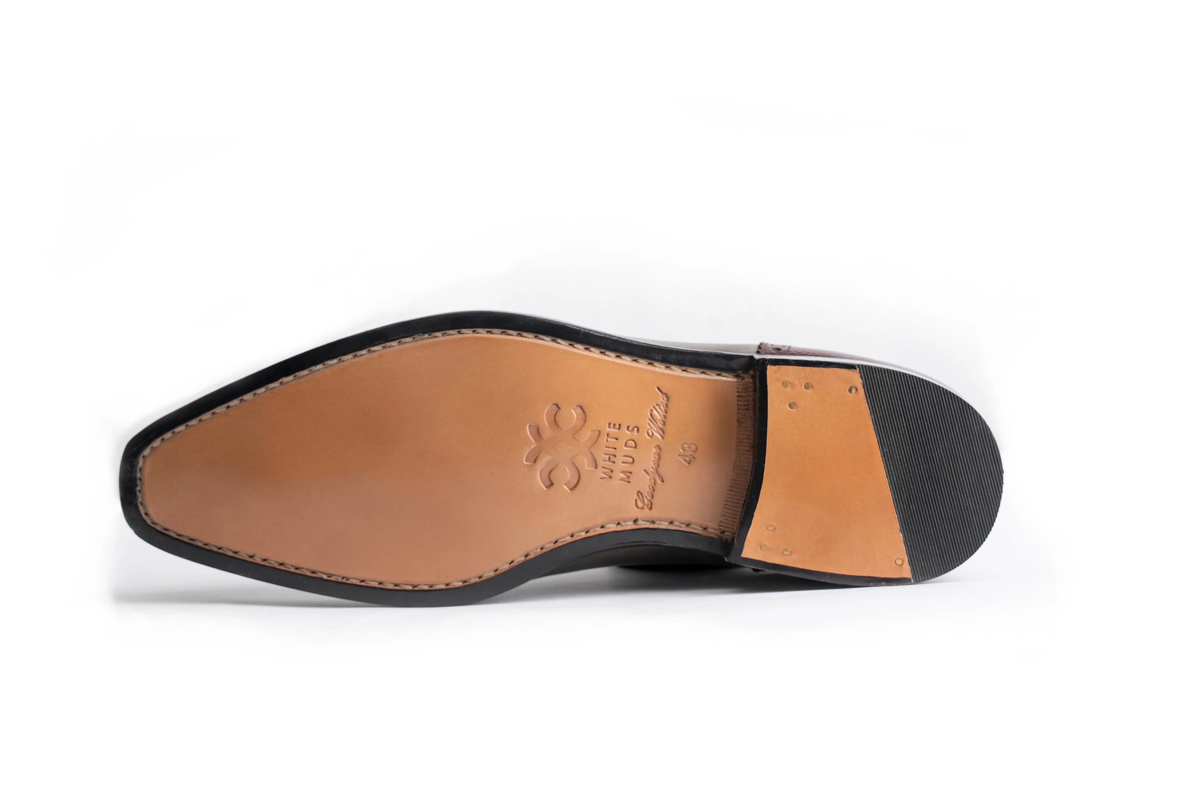 Tallin Smoked Grey Triple Monk Shoes