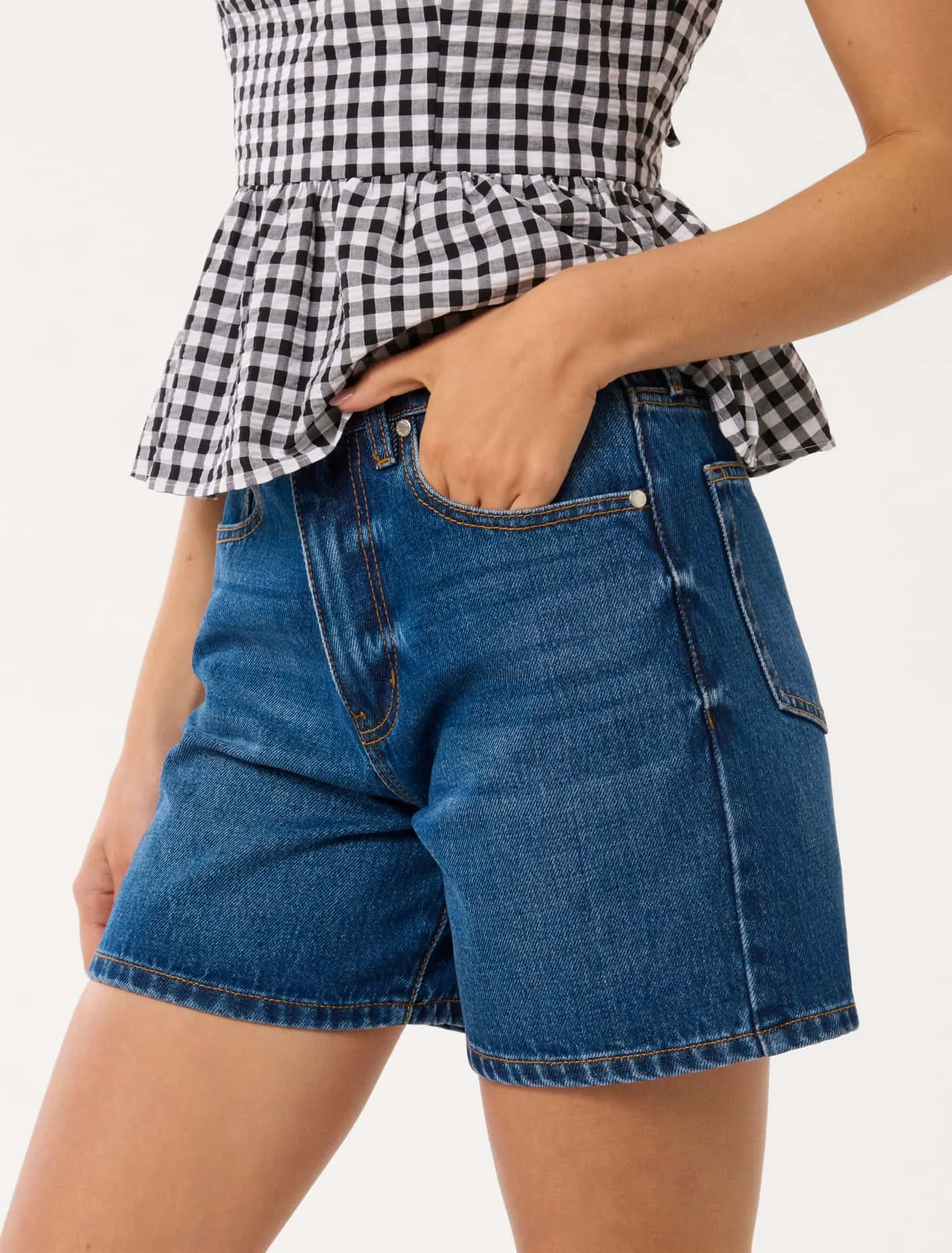 Talya High Rise Structured Shorts