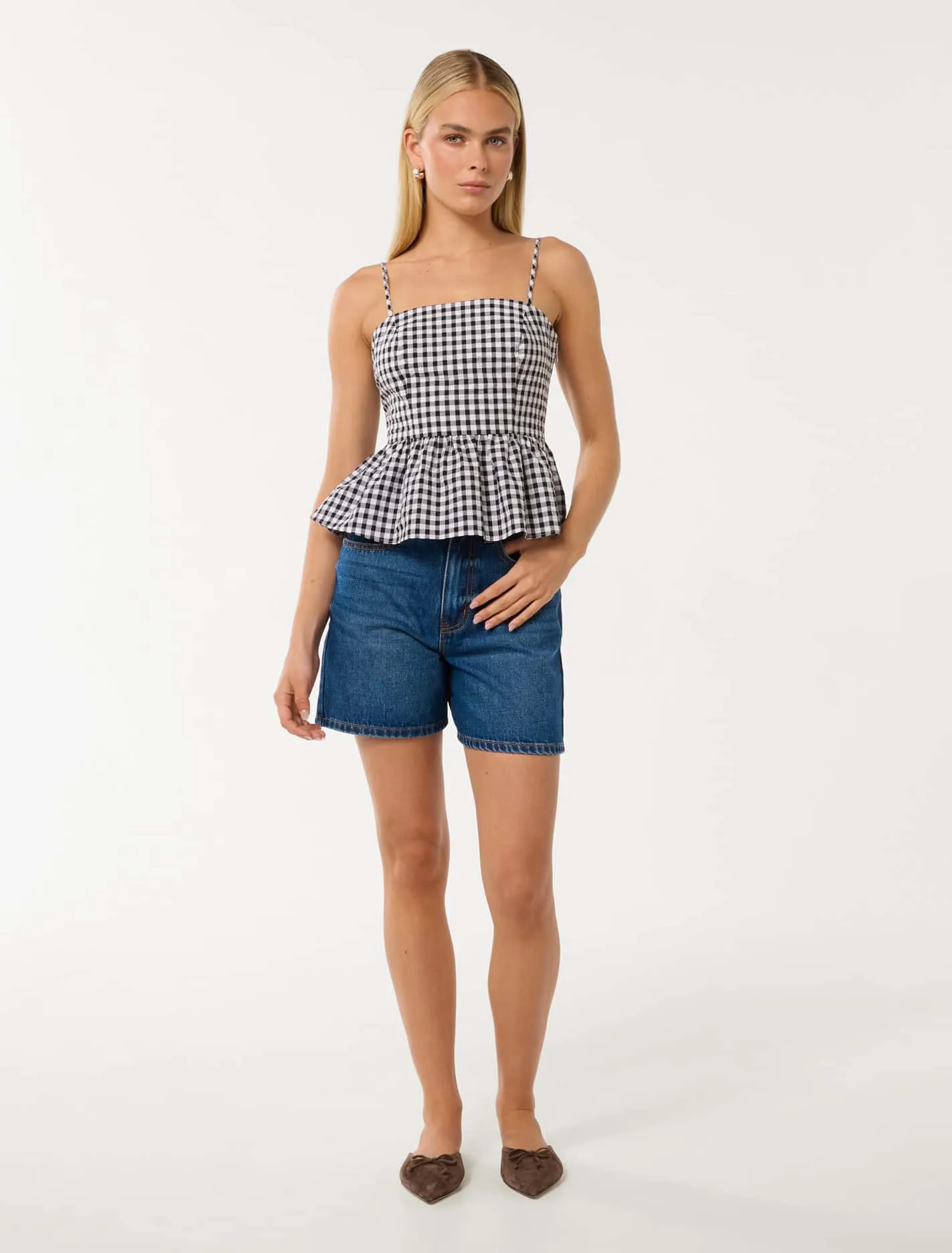 Talya High Rise Structured Shorts