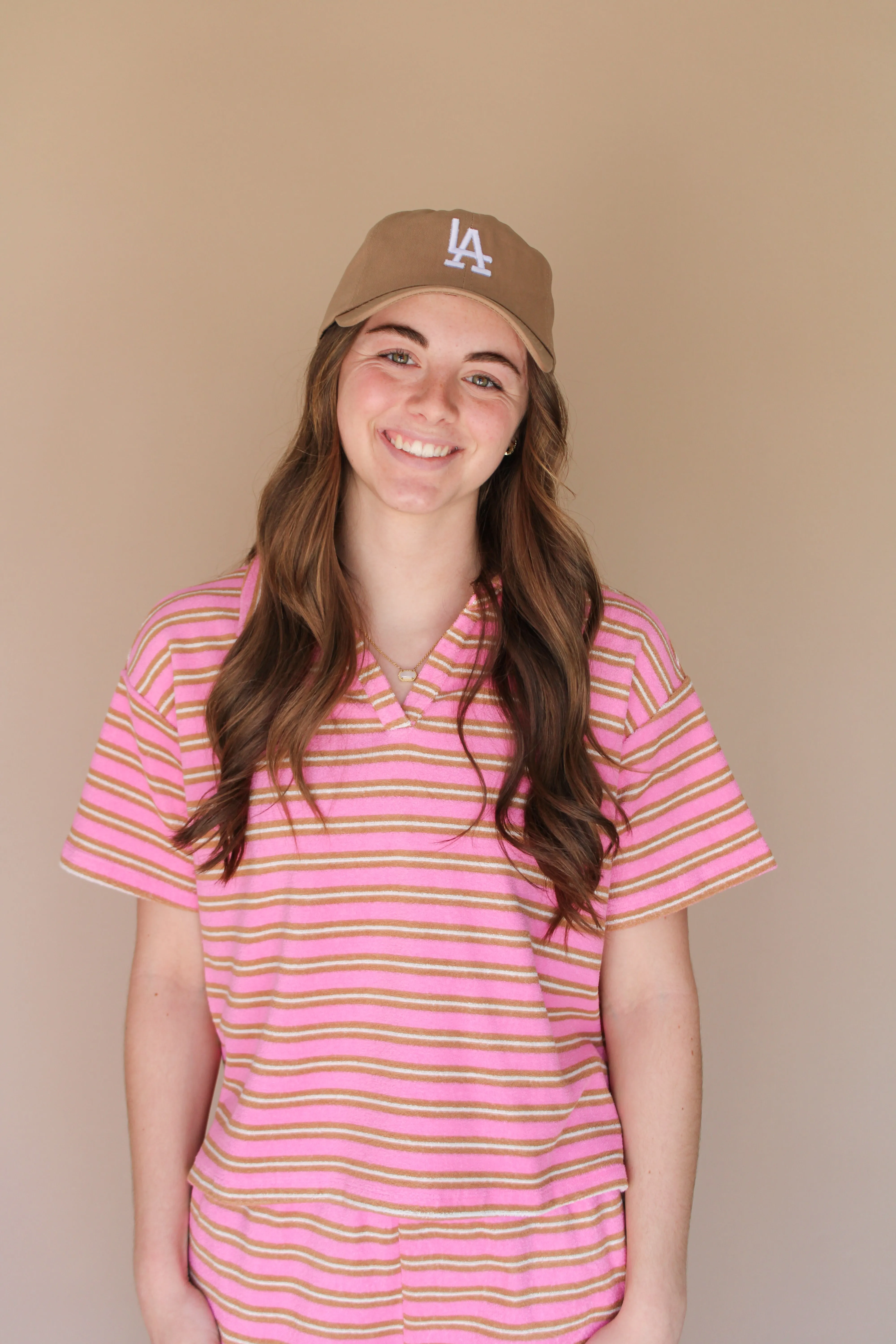 TARYN STRIPED TERRY SET BY IVY & CO