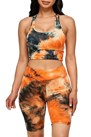 TD BRA TOP& BIKER SET(SET308TDRB) <Bundle>
