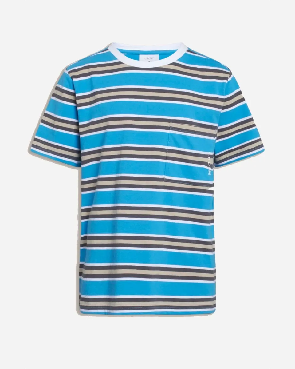 Teen Jon Stripe Tee - Blue
