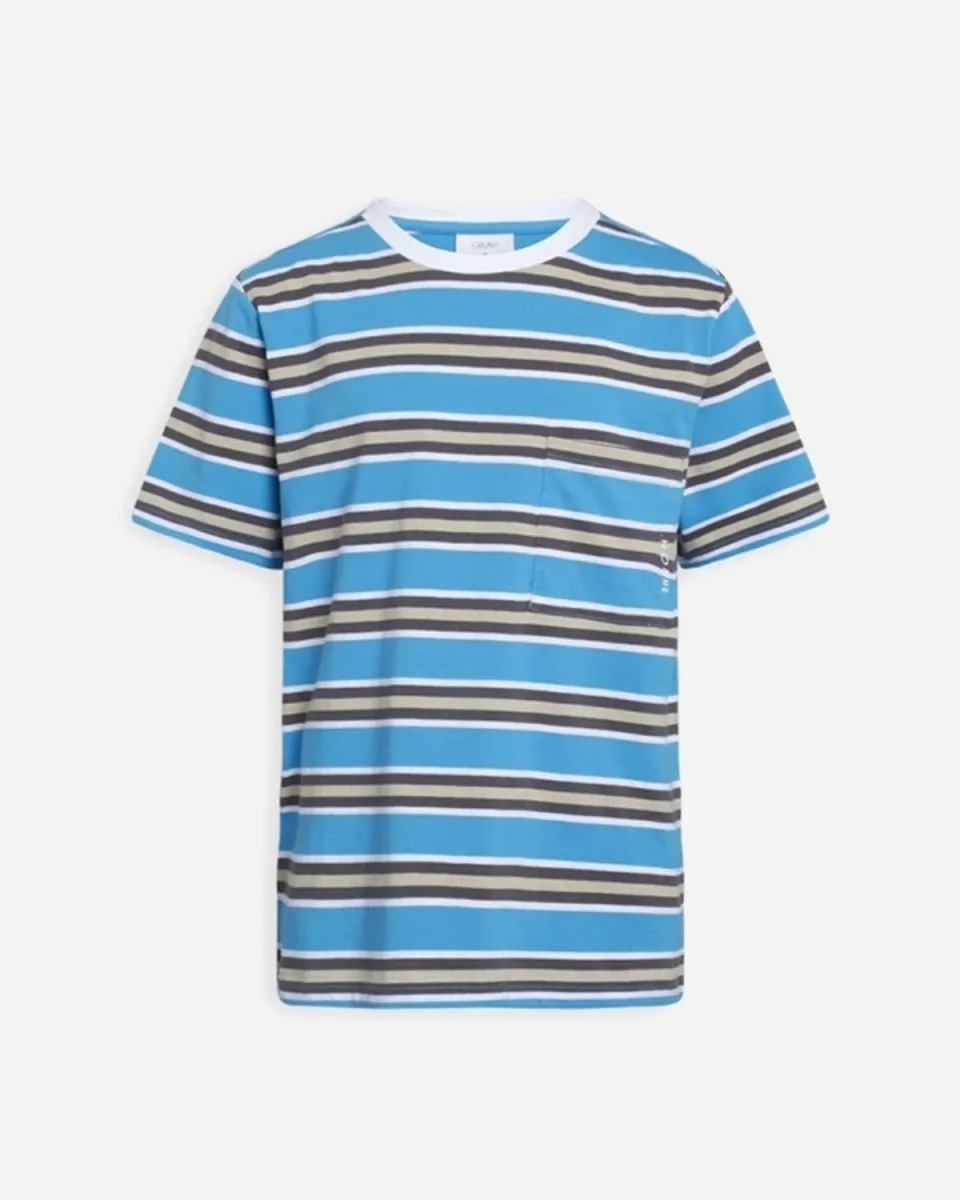 Teen Jon Stripe Tee - Blue