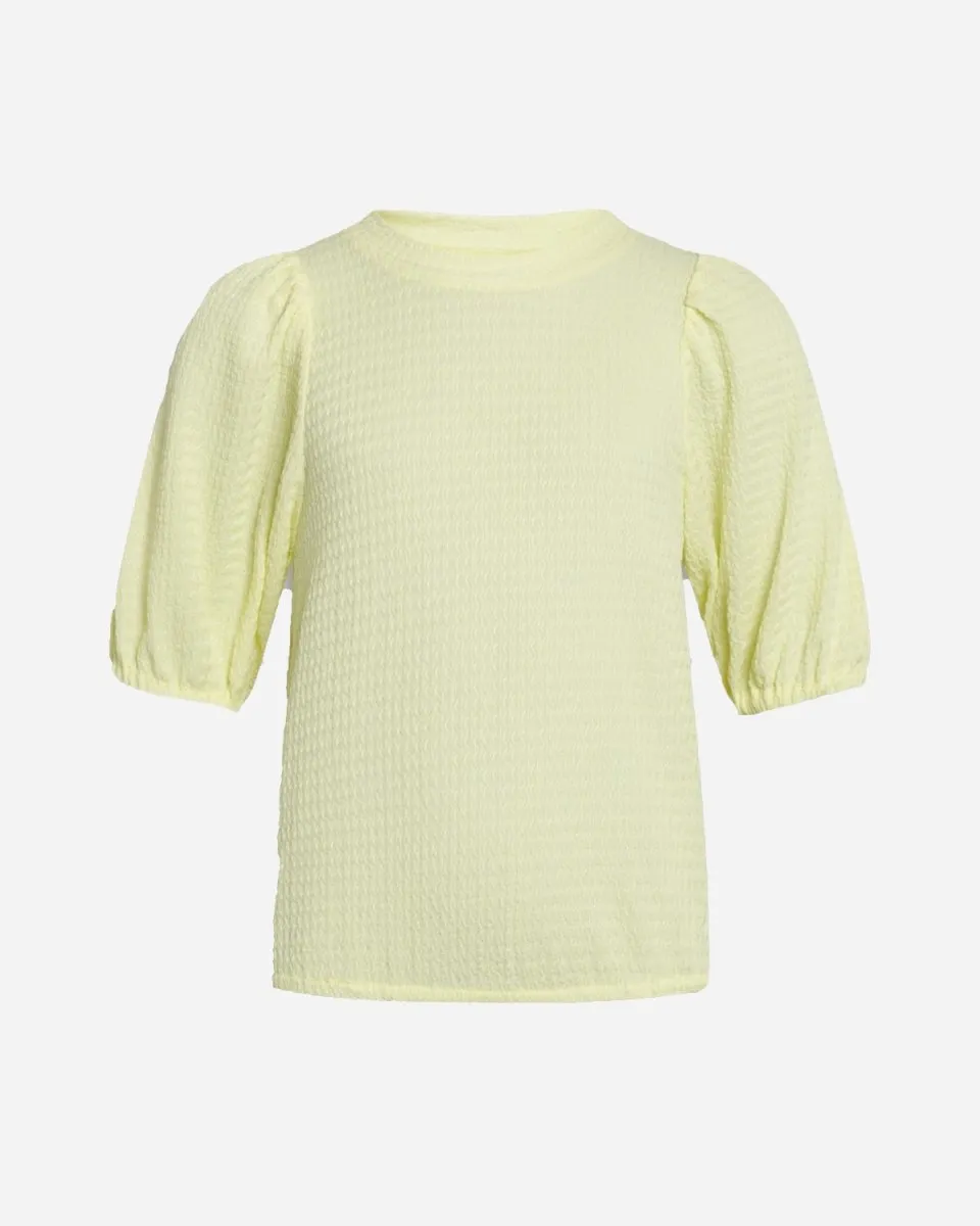 Teen Topy Puff Blouse - Yellow