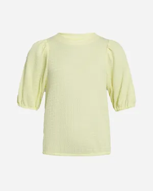 Teen Topy Puff Blouse - Yellow