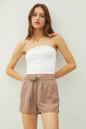 TENCEL™ Drawstring Runner Shorts