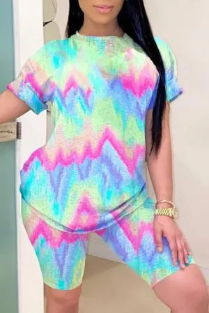 Terra Tie Dye 2pc Shorts Set