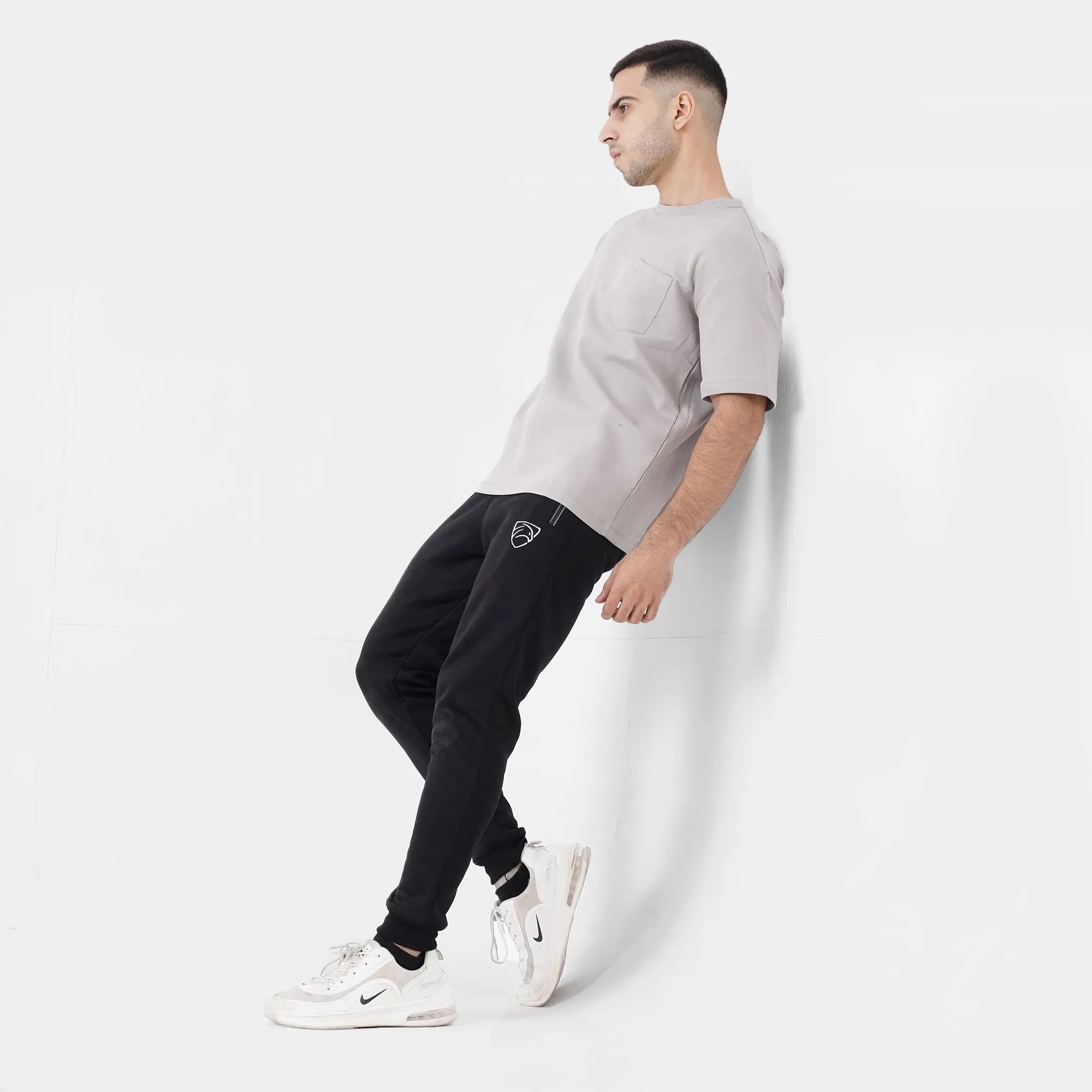 Tf-Premium Scuba Grey Half Sleeve Heavy GSM Pocket Top
