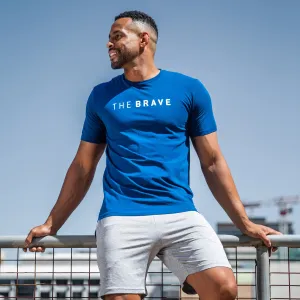 The Brave - Men's Signature T-Shirt - AIRFORCE BLUE