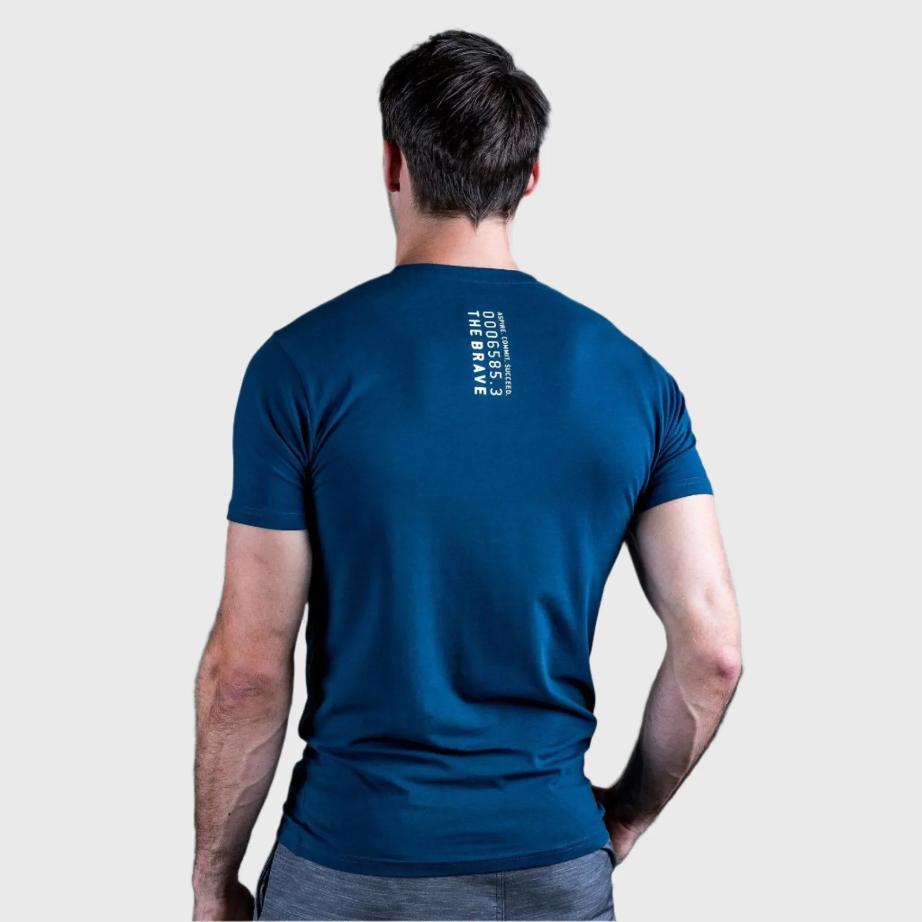 The Brave - Men's Signature T-Shirt - AIRFORCE BLUE