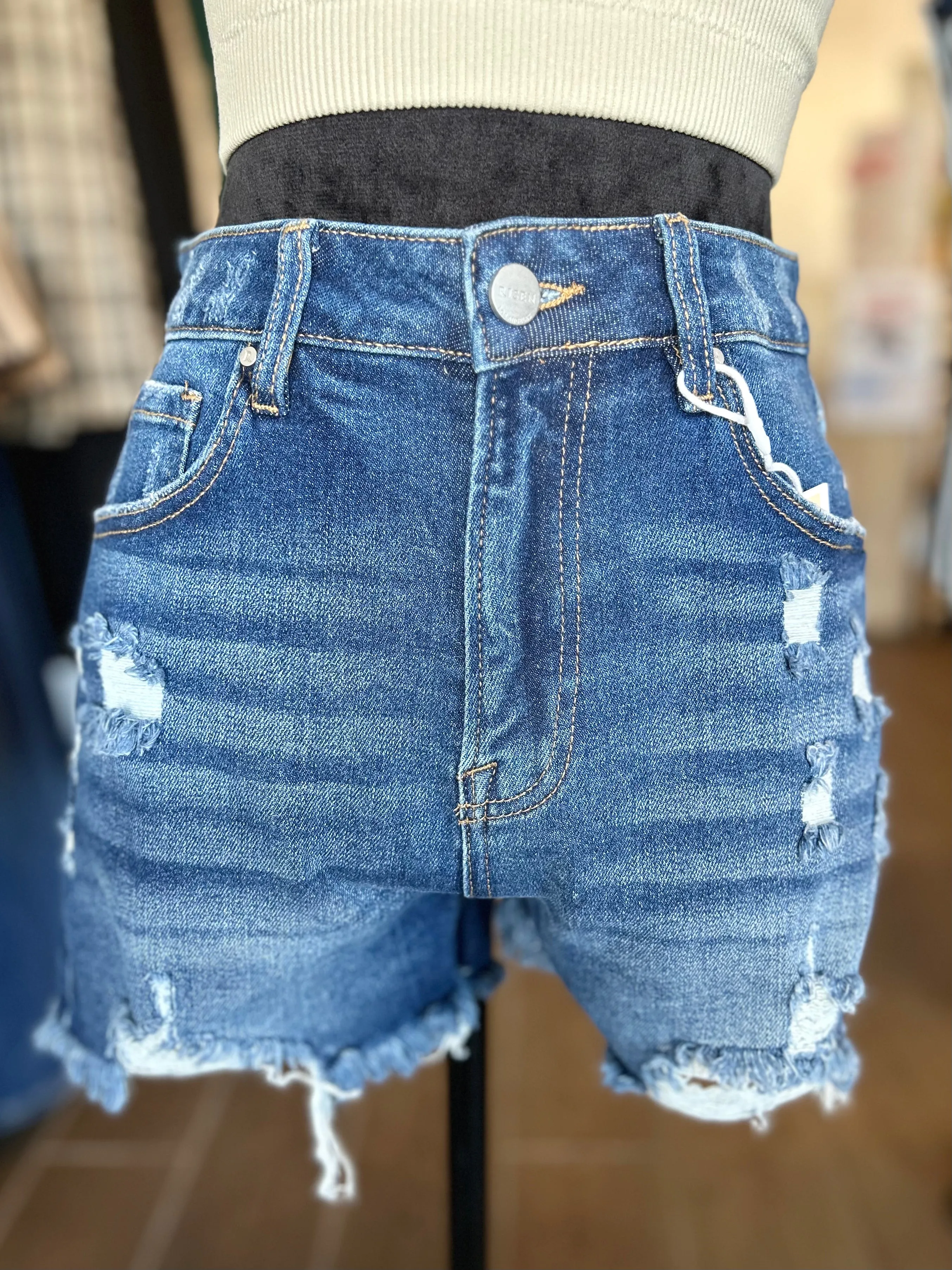 The Crew Shorts |Dark wash|