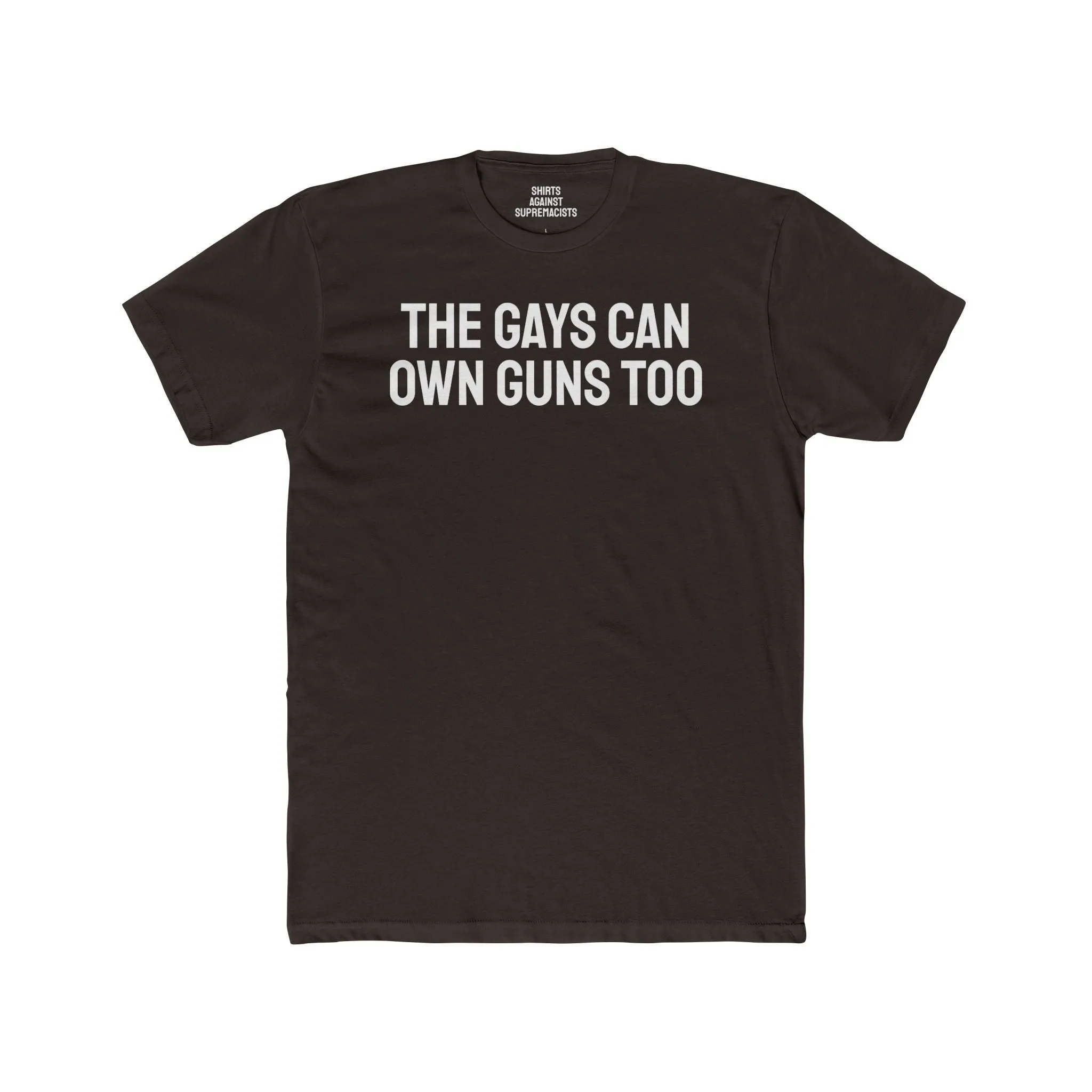 The Gays Can Own Guns Too - Unisex Cotton Crew Tee
