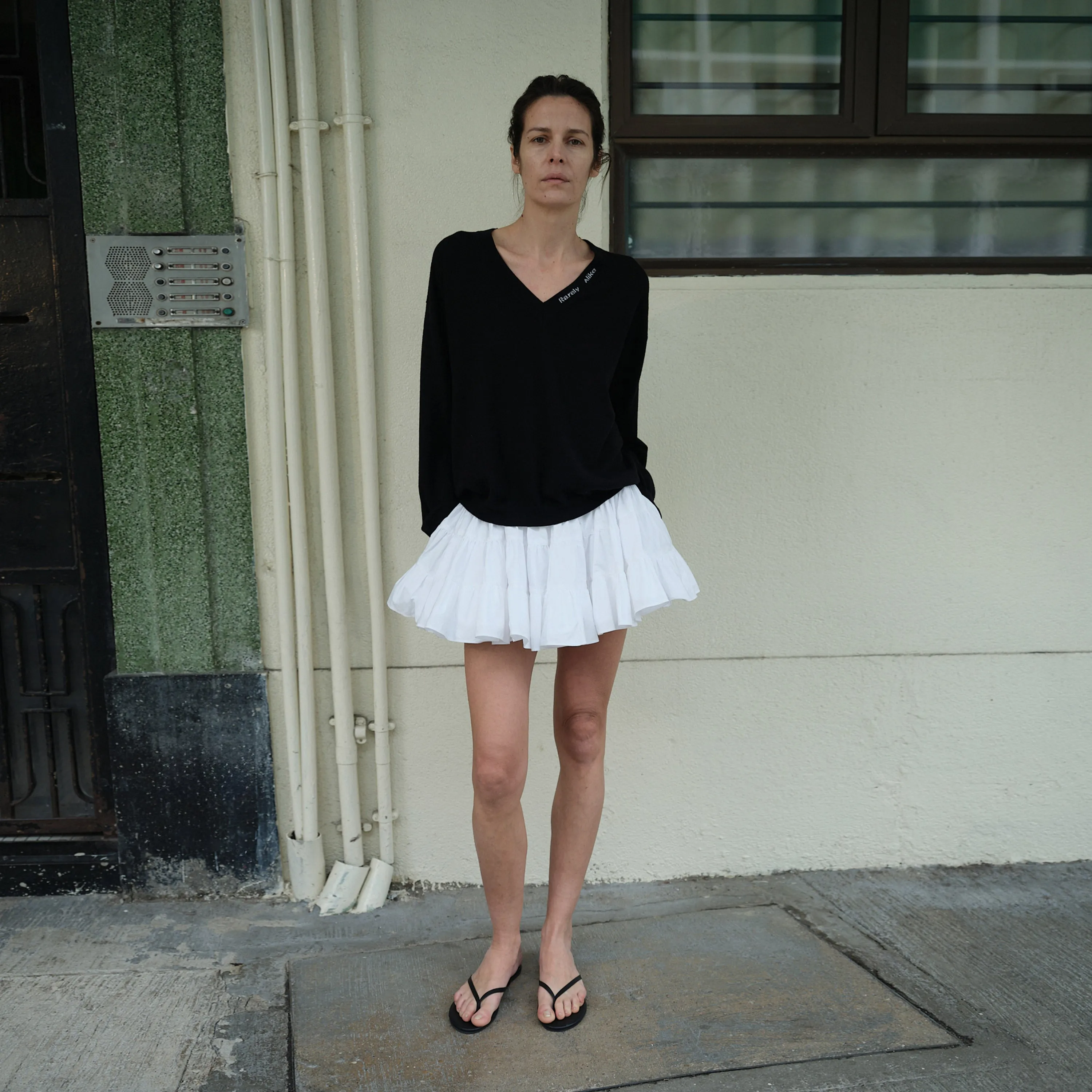 The Low Waisted Puff Pleated Skirt