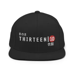 Thirteen | 10 Apparel JAPAN Long Logo Snapback Hat