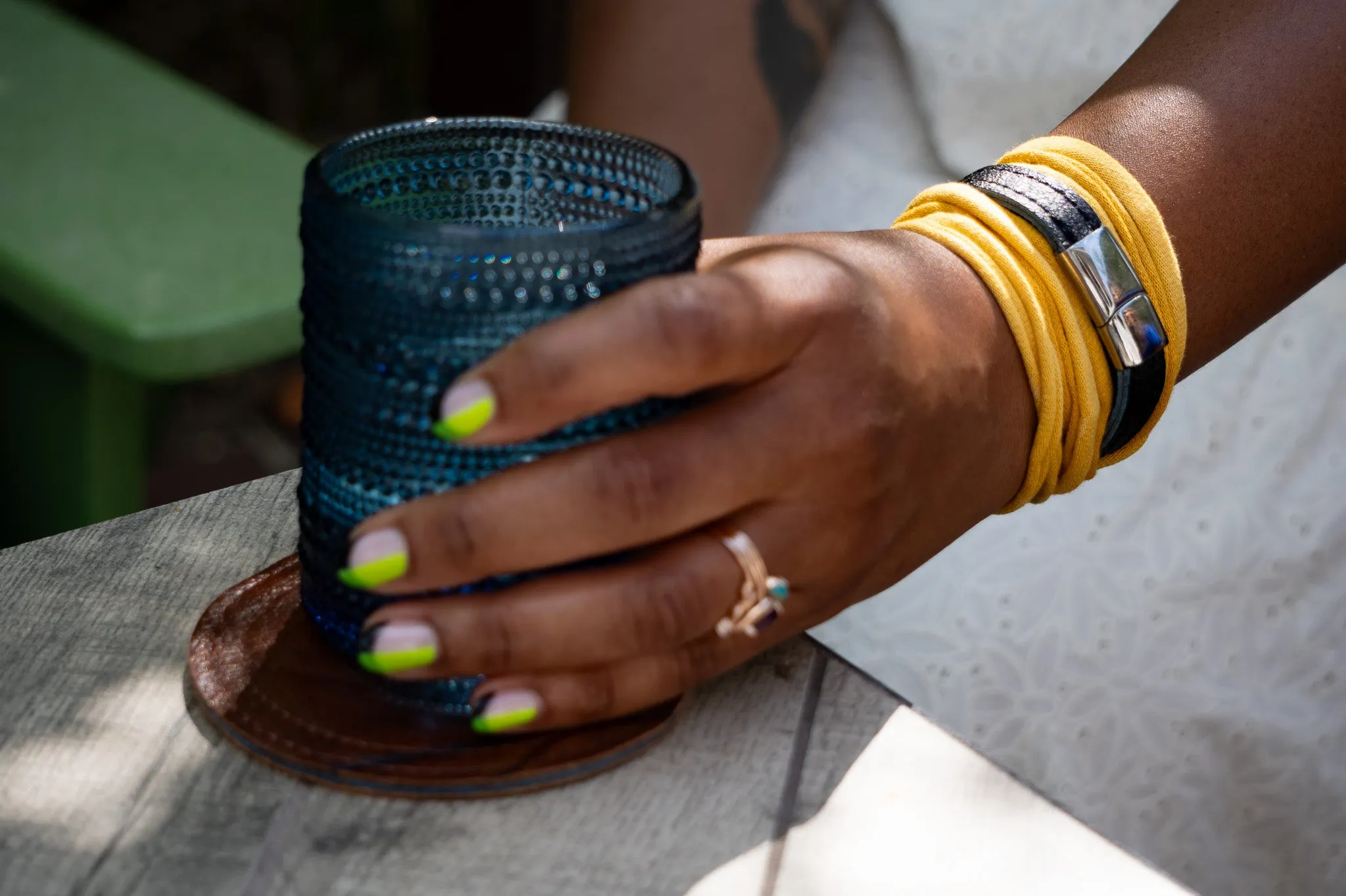 Threads for Hope Bracelet / Black