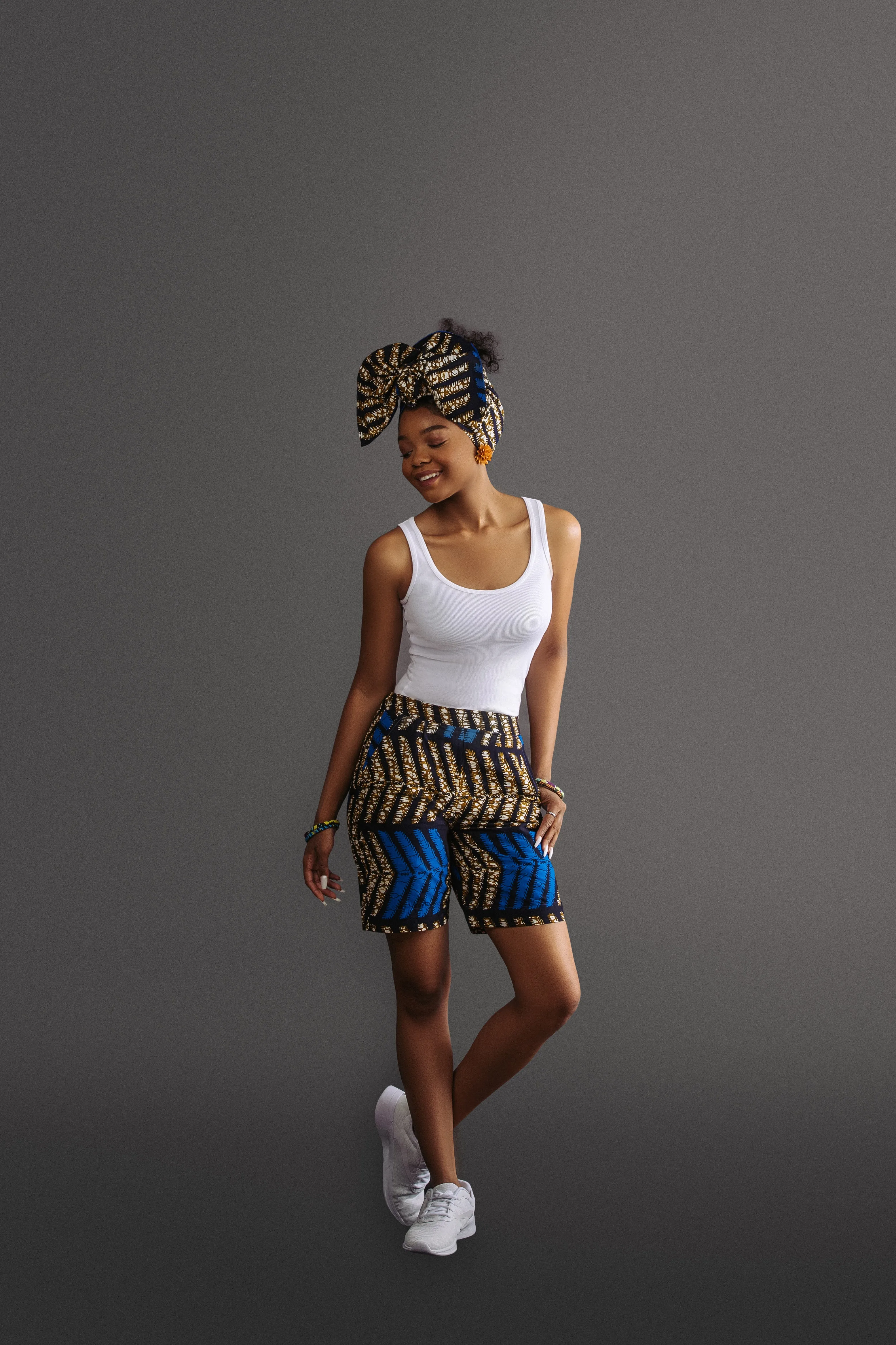 Tife Ankara Shorts
