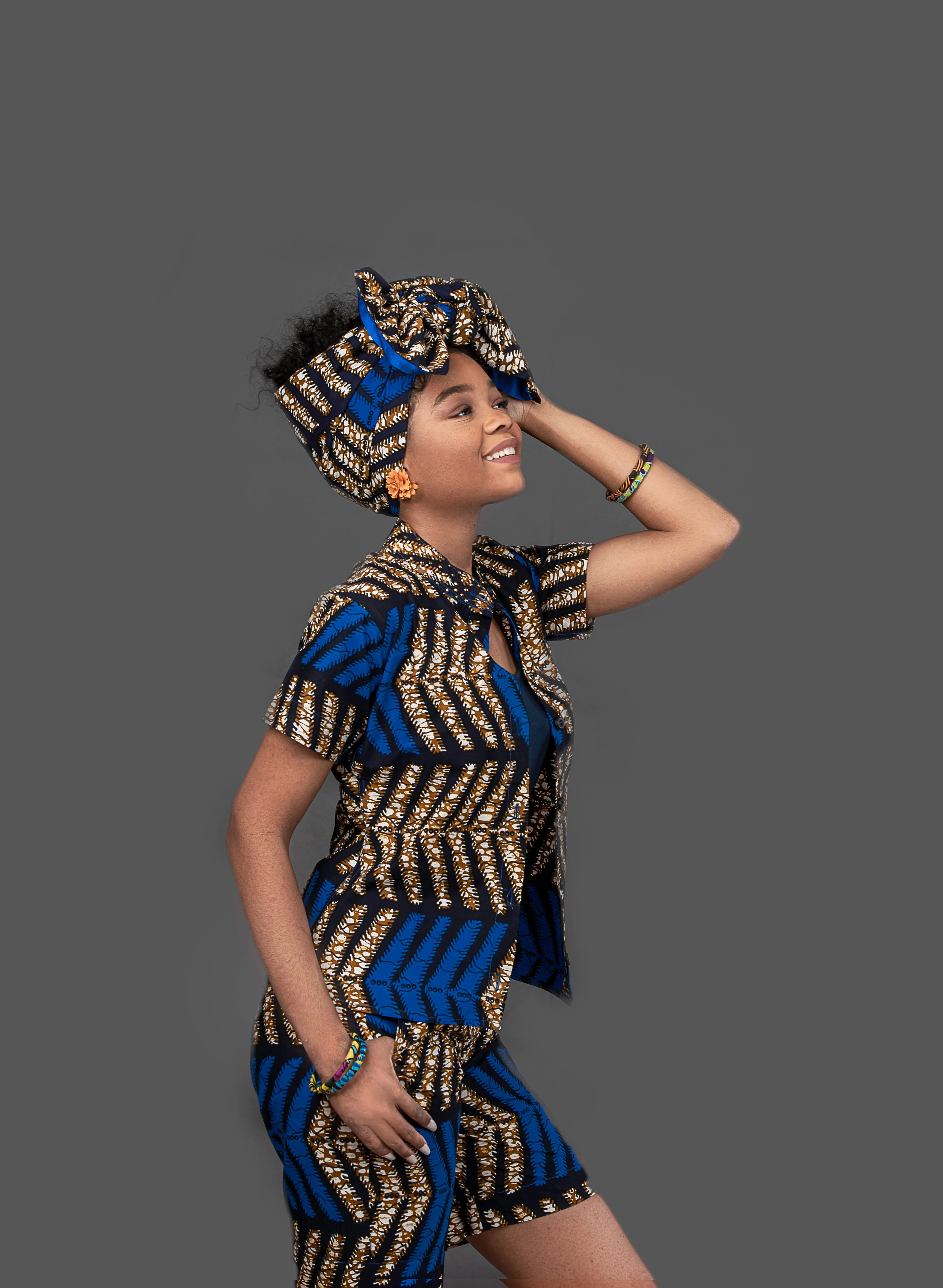 Tife Ankara Shorts