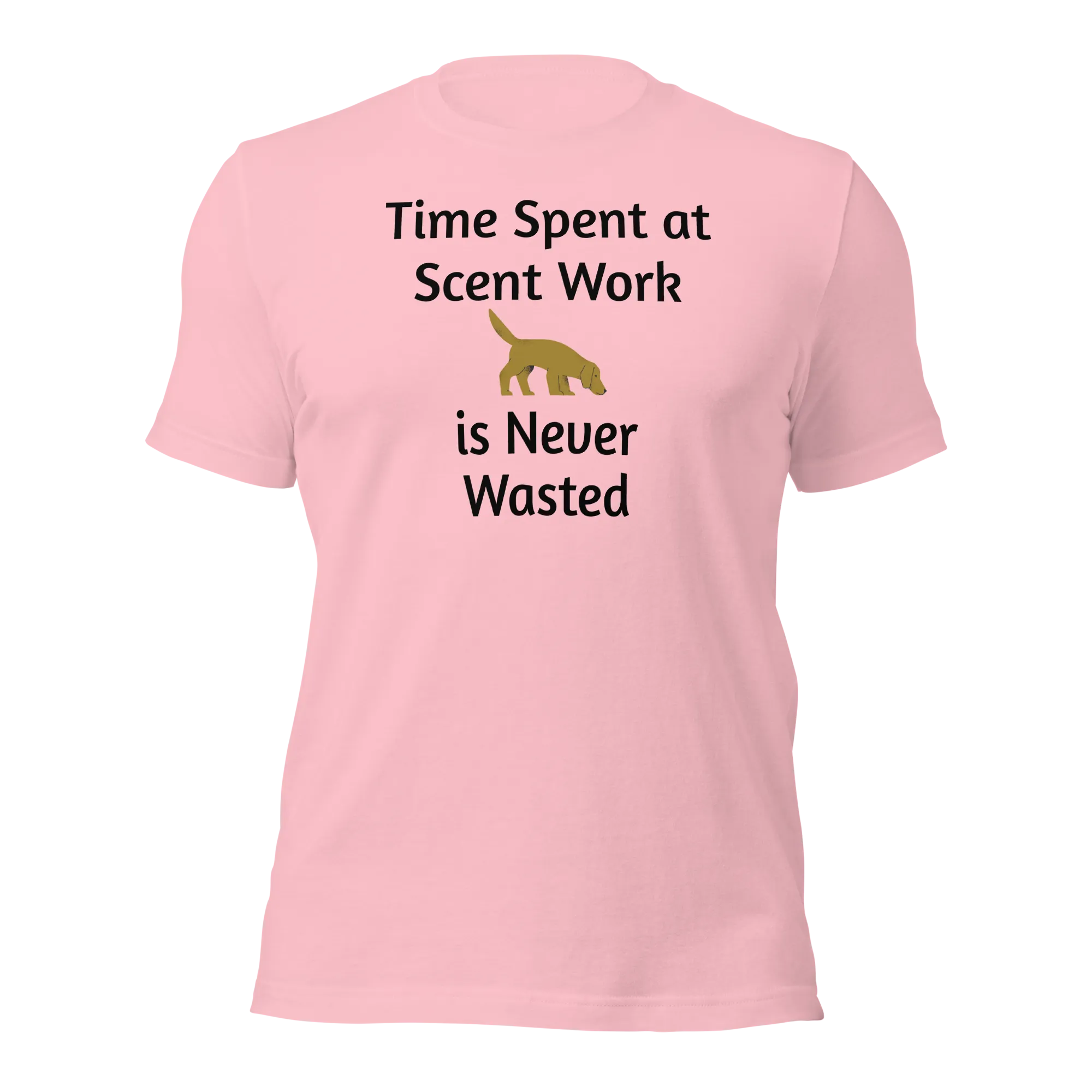 Time Spent at Scent Work T-Shirts - Light