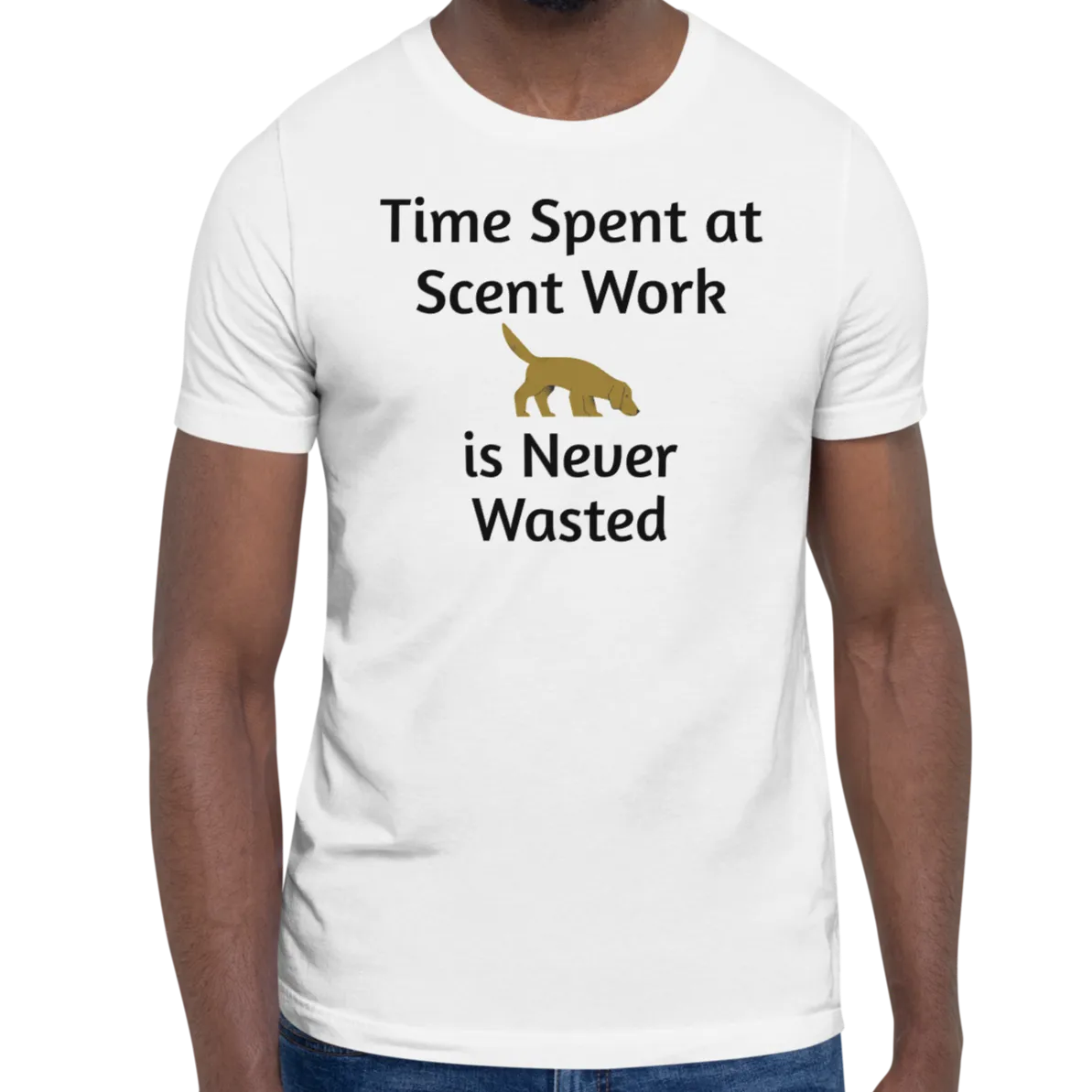 Time Spent at Scent Work T-Shirts - Light