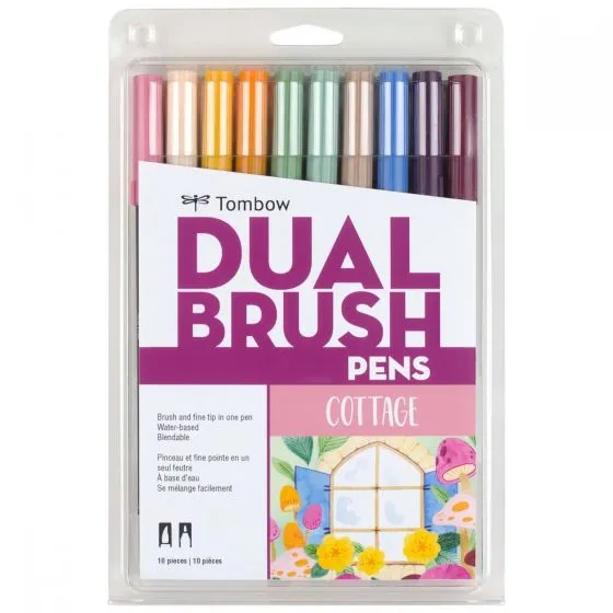 Tombow Cottage Dual Brush Pen Set