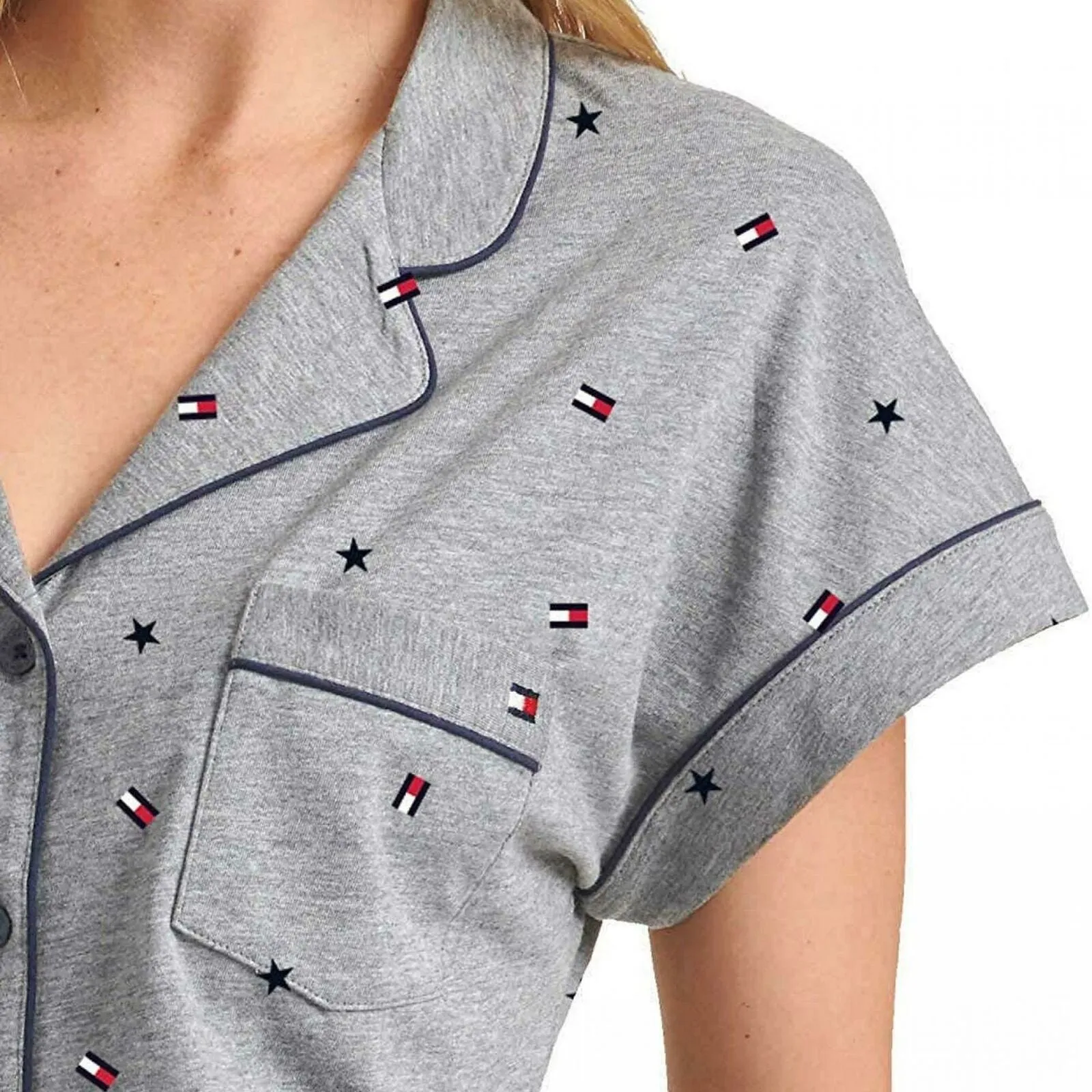 Tommy Hilfiger Women's 2 Piece Pajama Shorts Set