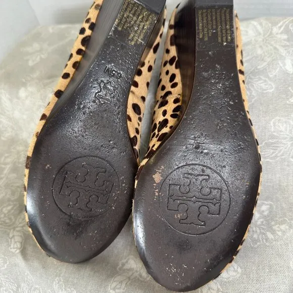 Tory Burch Ponyhair Wedge Pumps  - Women, Size 6 1/2
