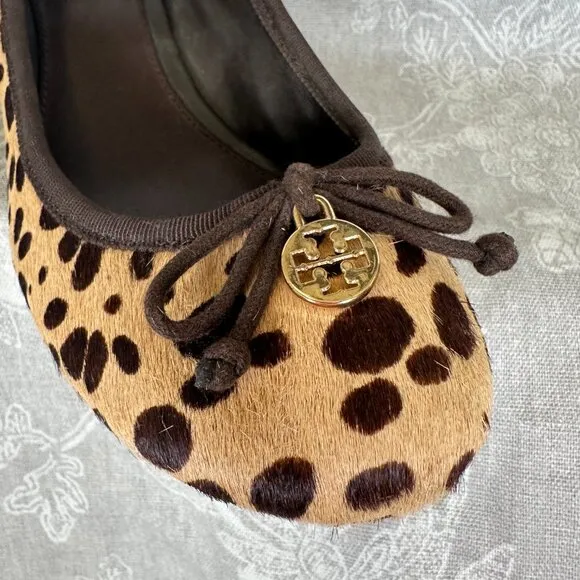 Tory Burch Ponyhair Wedge Pumps  - Women, Size 6 1/2
