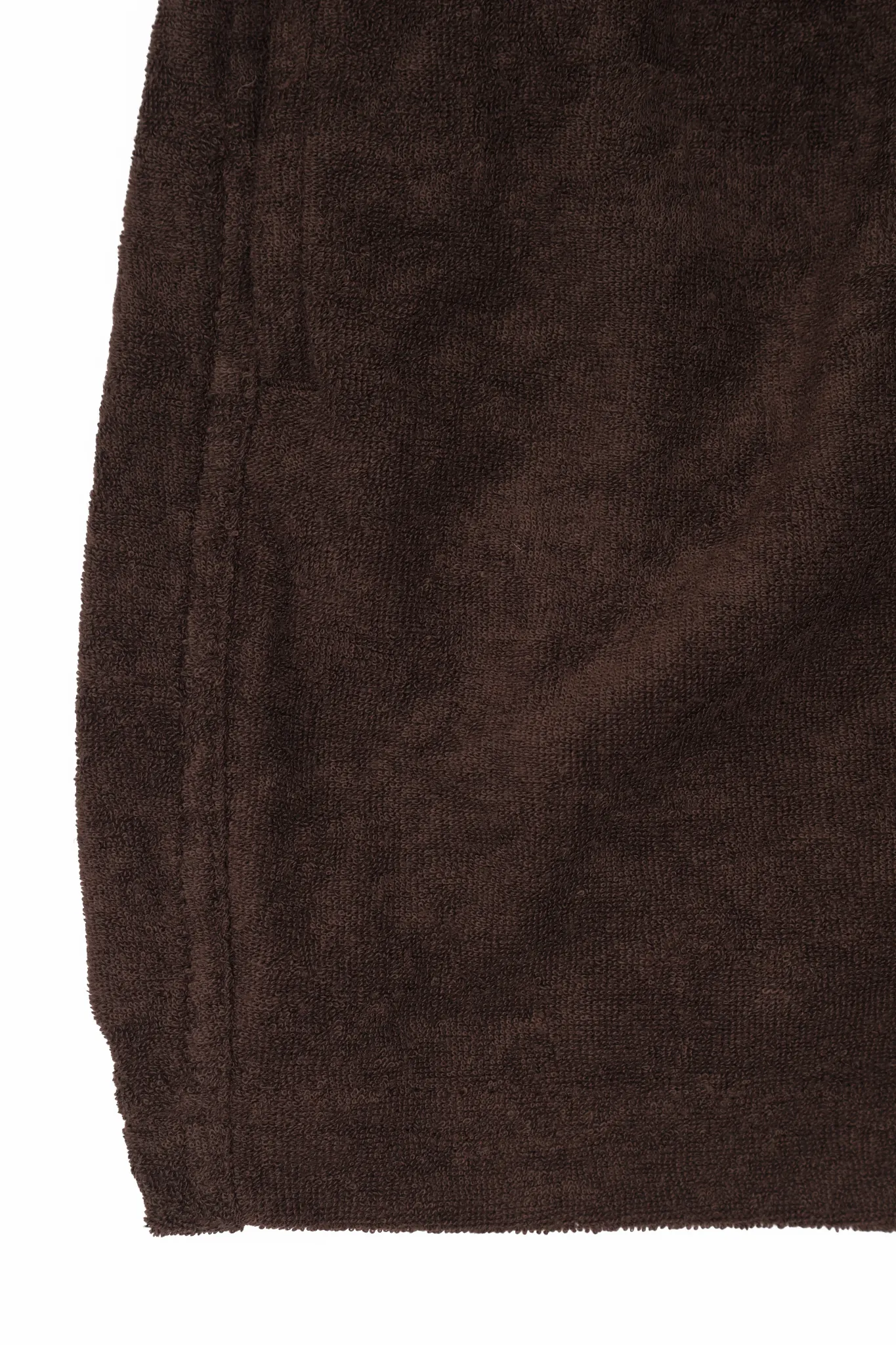 TOWEL TERRY HOUSE SHORTS IN WOOD