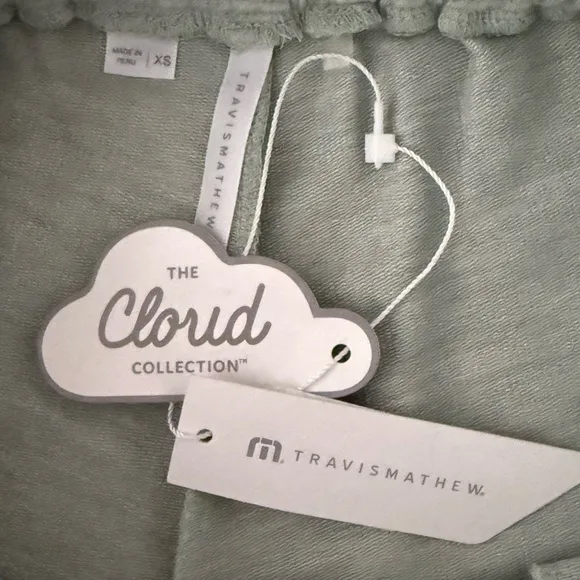 TRAVIS MATHEW Salt in the Air 2.0 Cloud Terry Shorts - Heather Desert Sage Green
