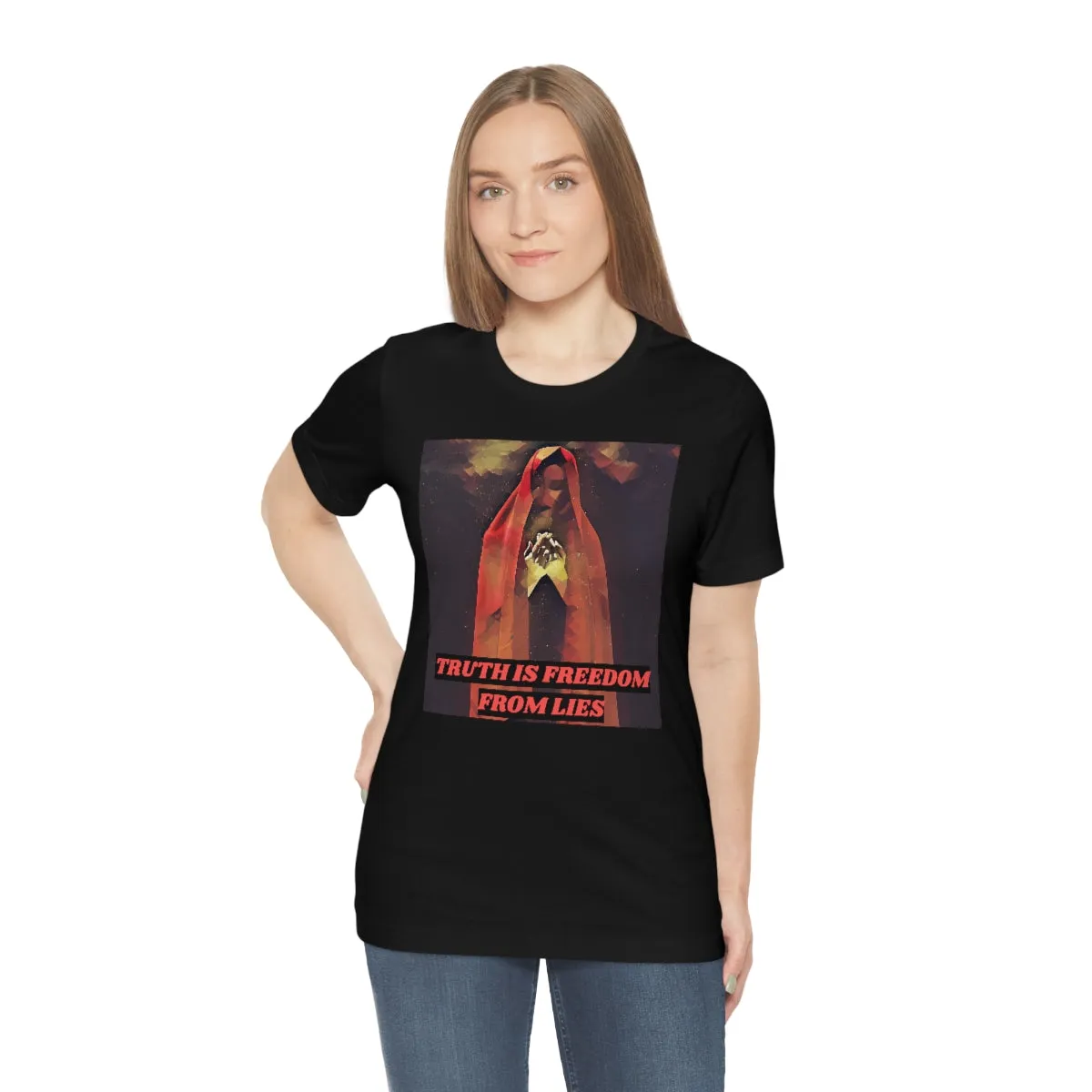 Truth Is Freedom From Lies Short Sleeve Tee