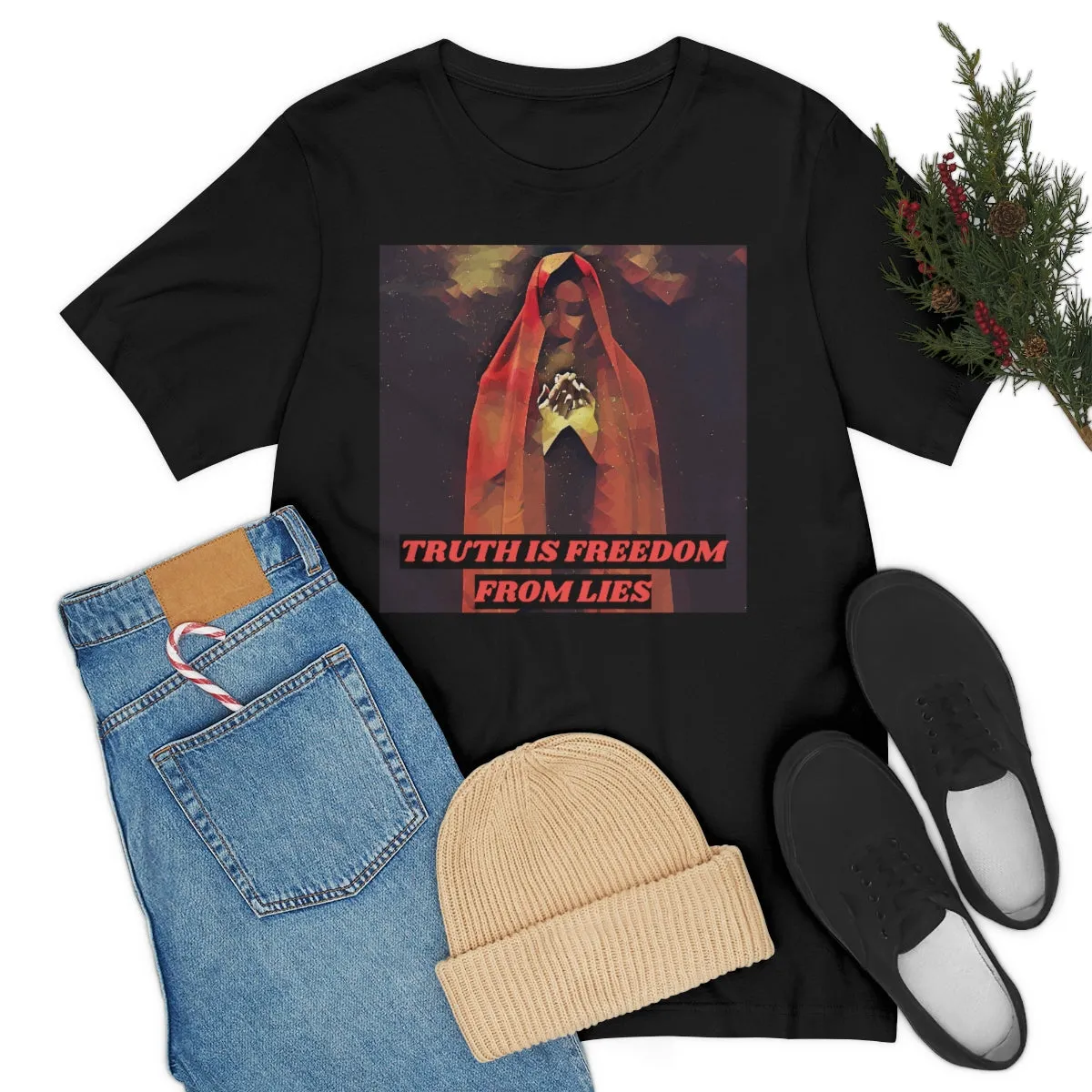 Truth Is Freedom From Lies Short Sleeve Tee