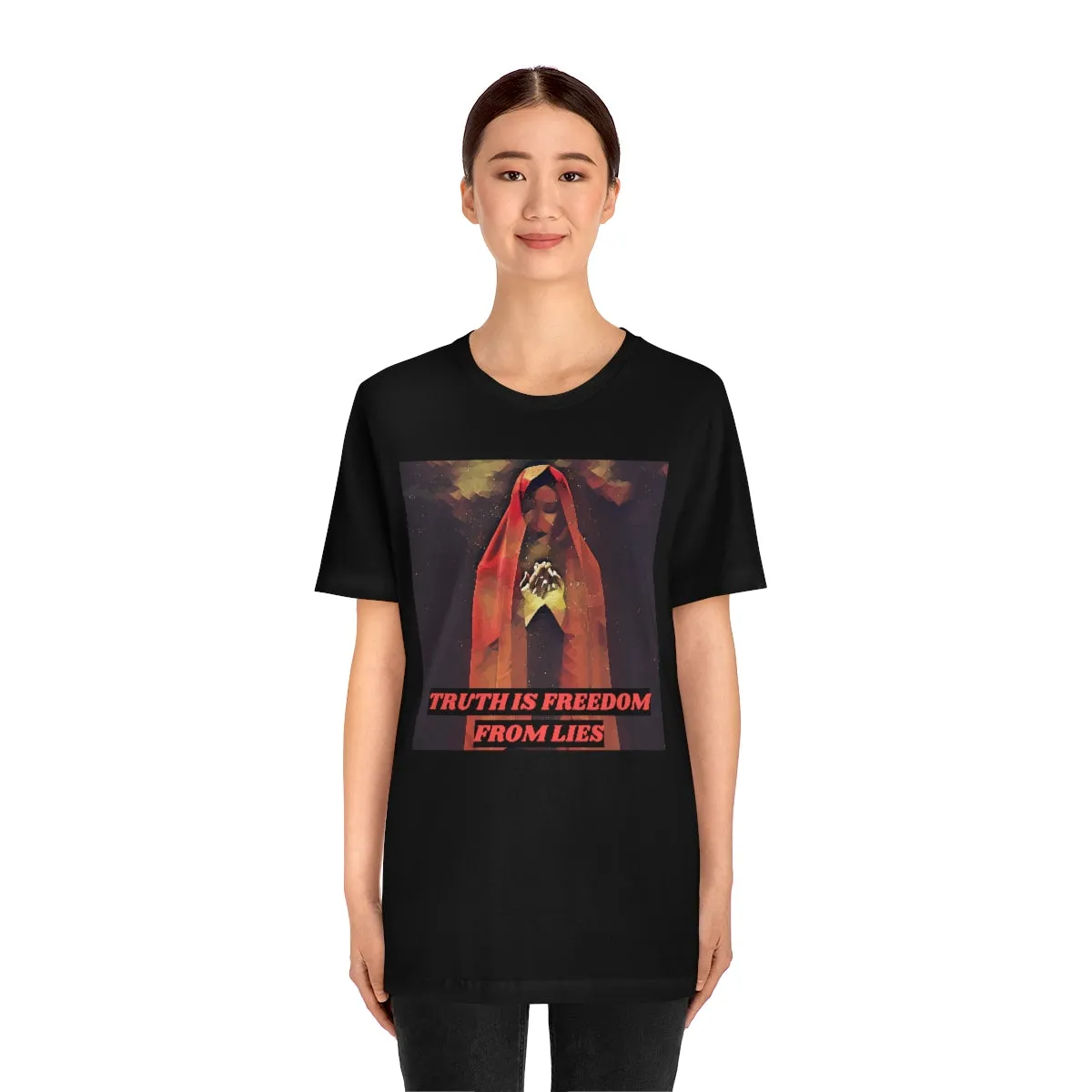 Truth Is Freedom From Lies Short Sleeve Tee