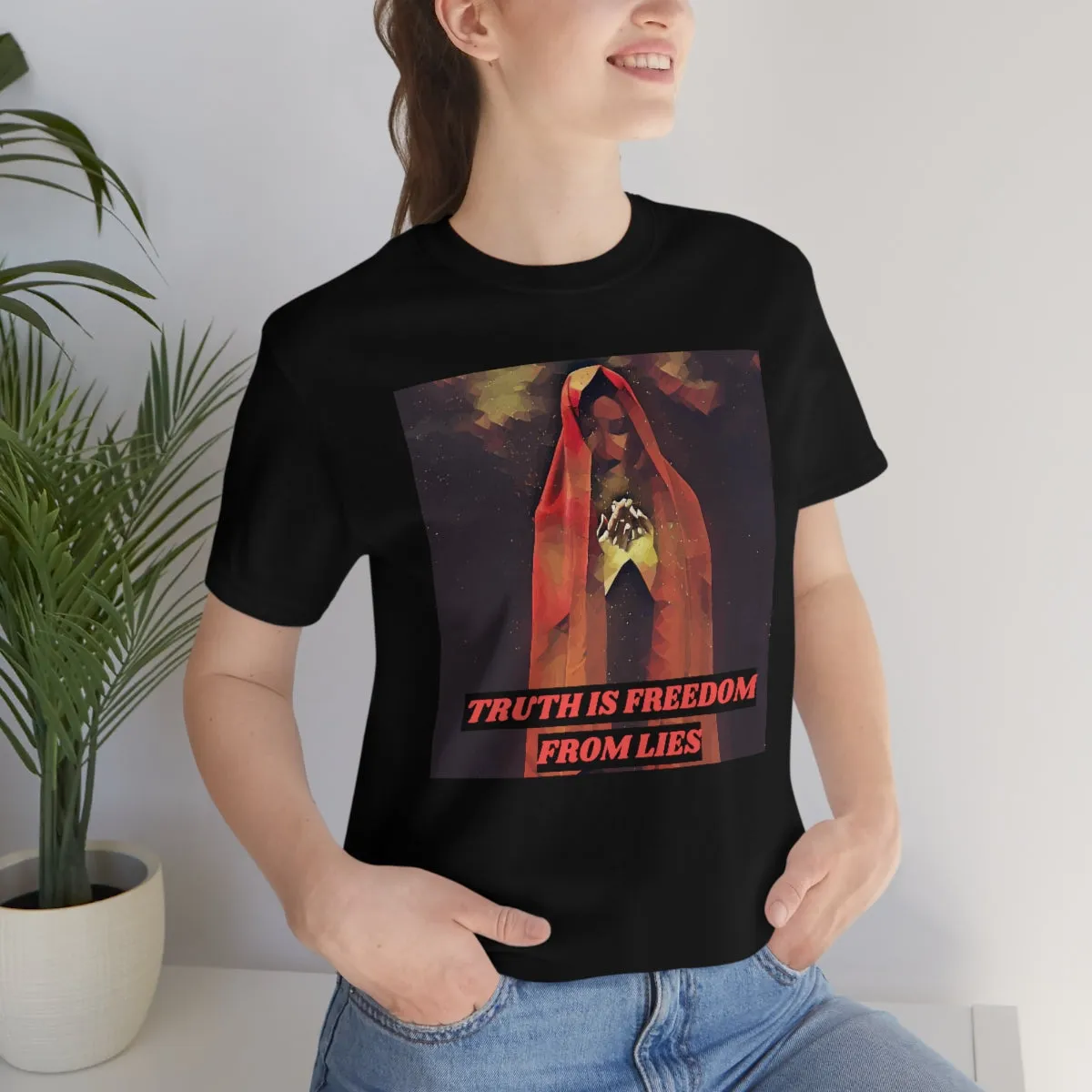 Truth Is Freedom From Lies Short Sleeve Tee