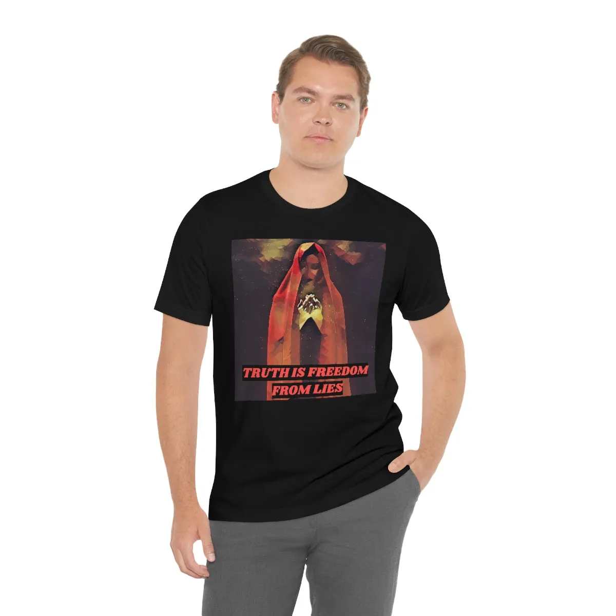 Truth Is Freedom From Lies Short Sleeve Tee