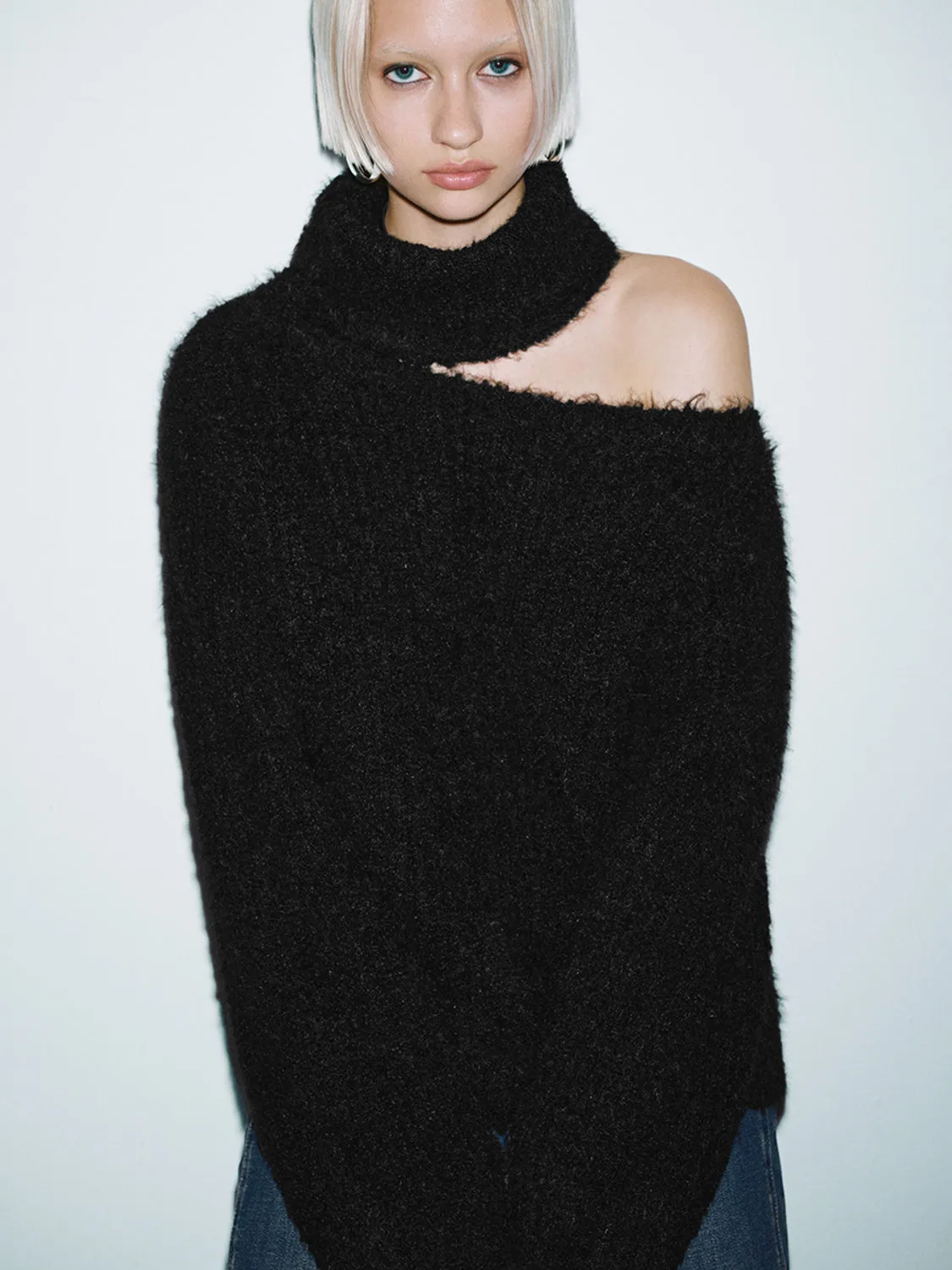 Turtle Neck Knitted T-Shirts