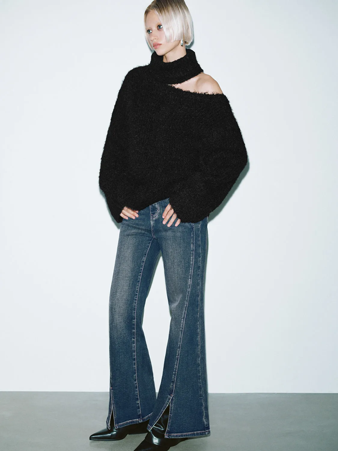 Turtle Neck Knitted T-Shirts