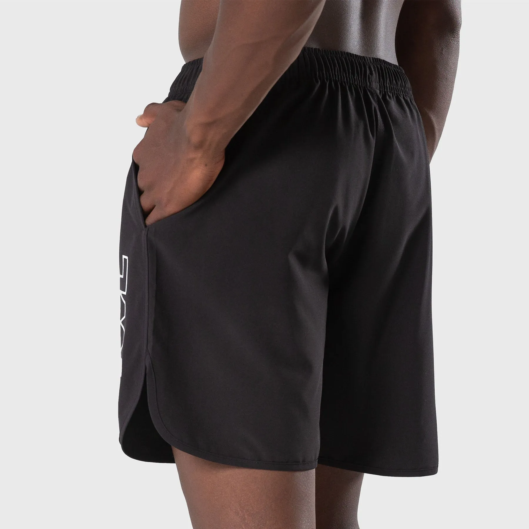 TWL - MEN'S FLEX SHORTS - ATHLETE - BLACK/WHITE