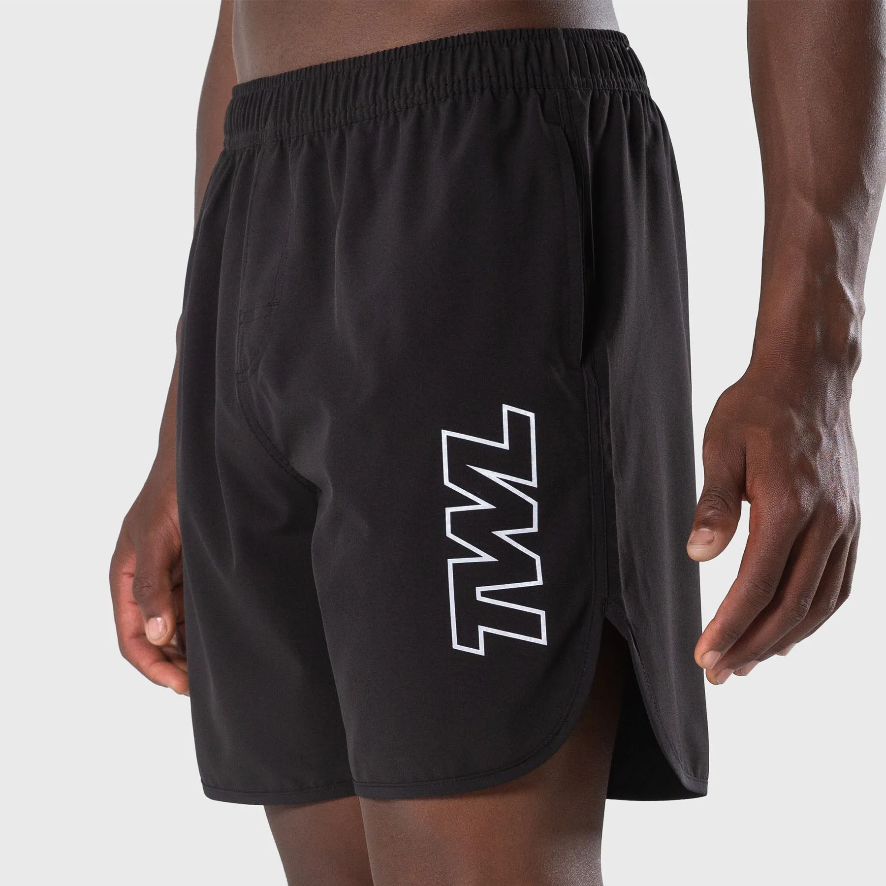 TWL - MEN'S FLEX SHORTS - ATHLETE - BLACK/WHITE