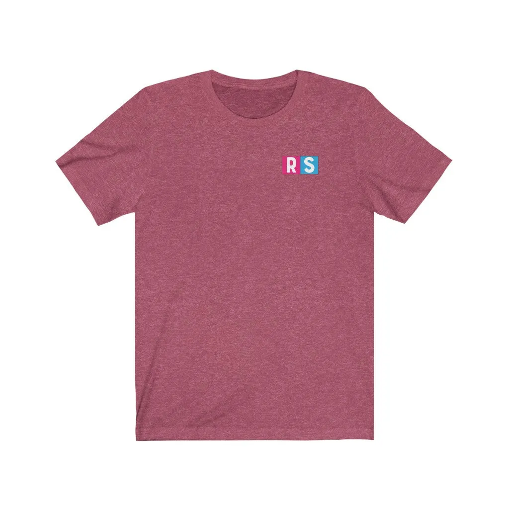 Two Sided RocketSurf RS Unisex Short Sleeve Tee