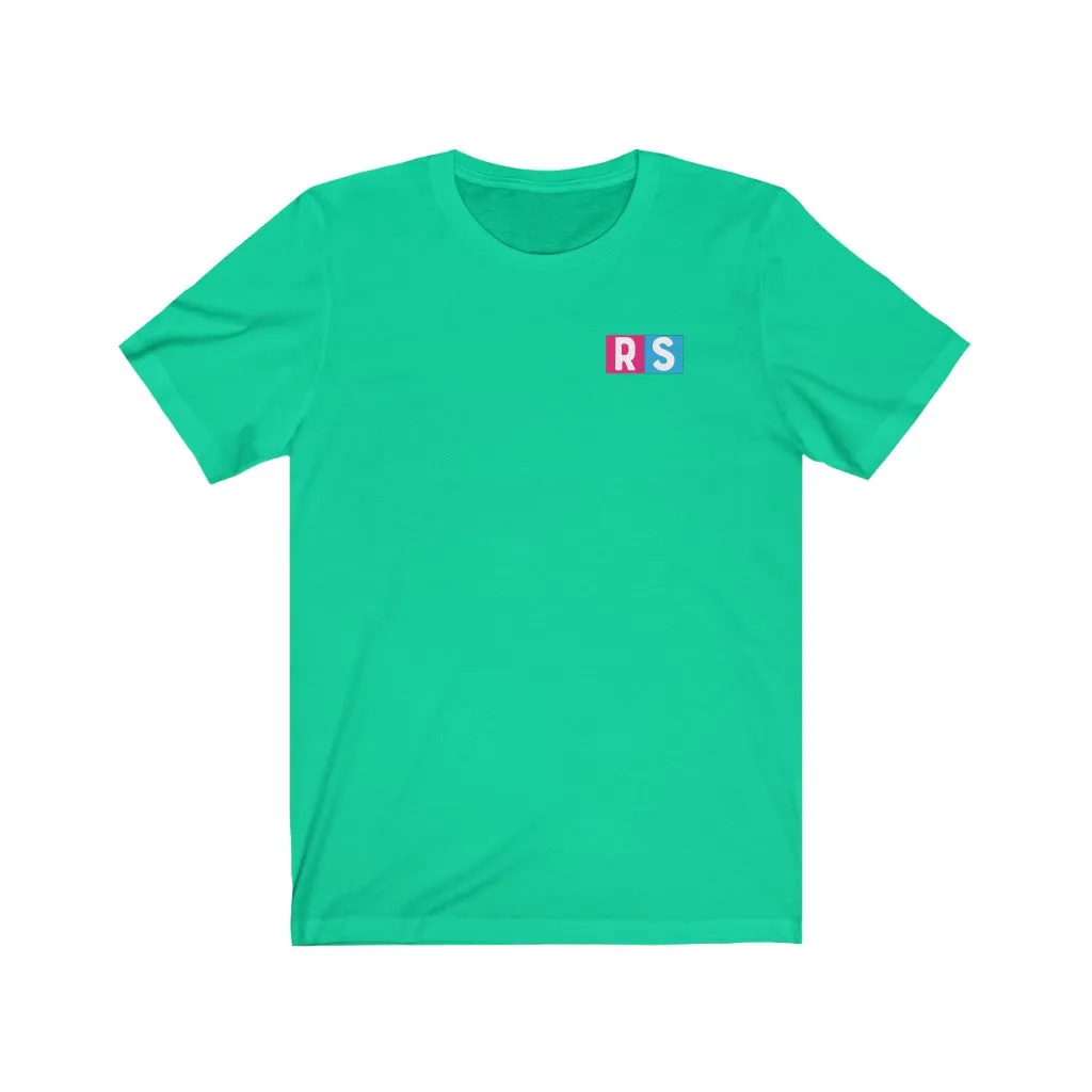 Two Sided RocketSurf RS Unisex Short Sleeve Tee