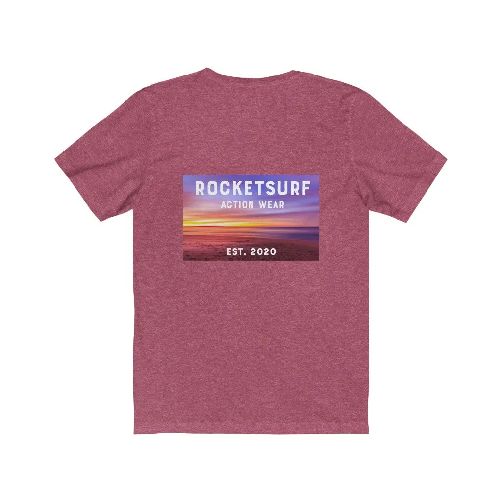 Two Sided RocketSurf RS Unisex Short Sleeve Tee