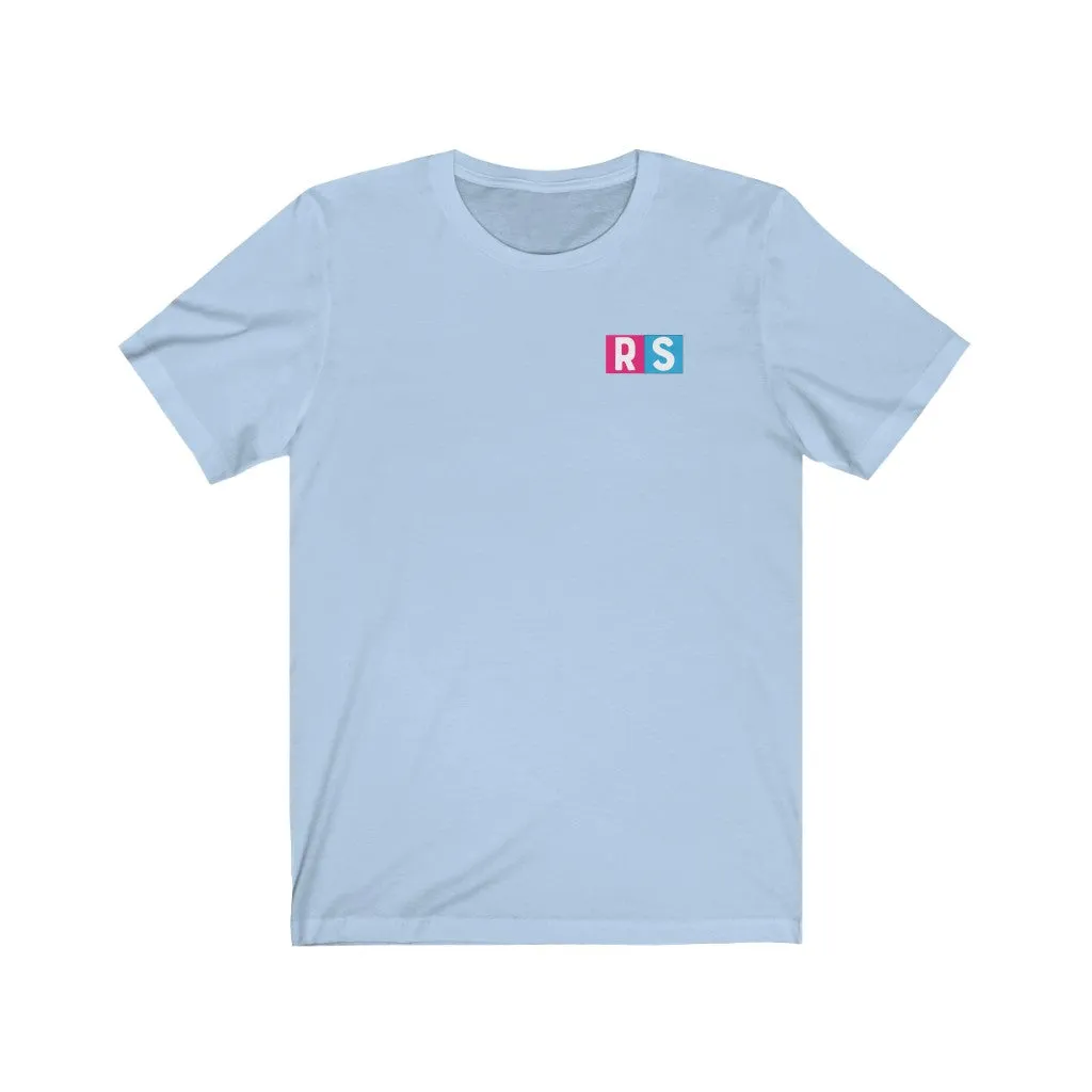Two Sided RocketSurf RS Unisex Short Sleeve Tee