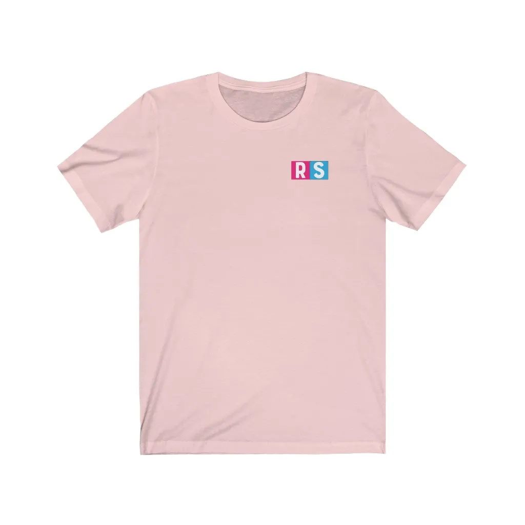 Two Sided RocketSurf RS Unisex Short Sleeve Tee
