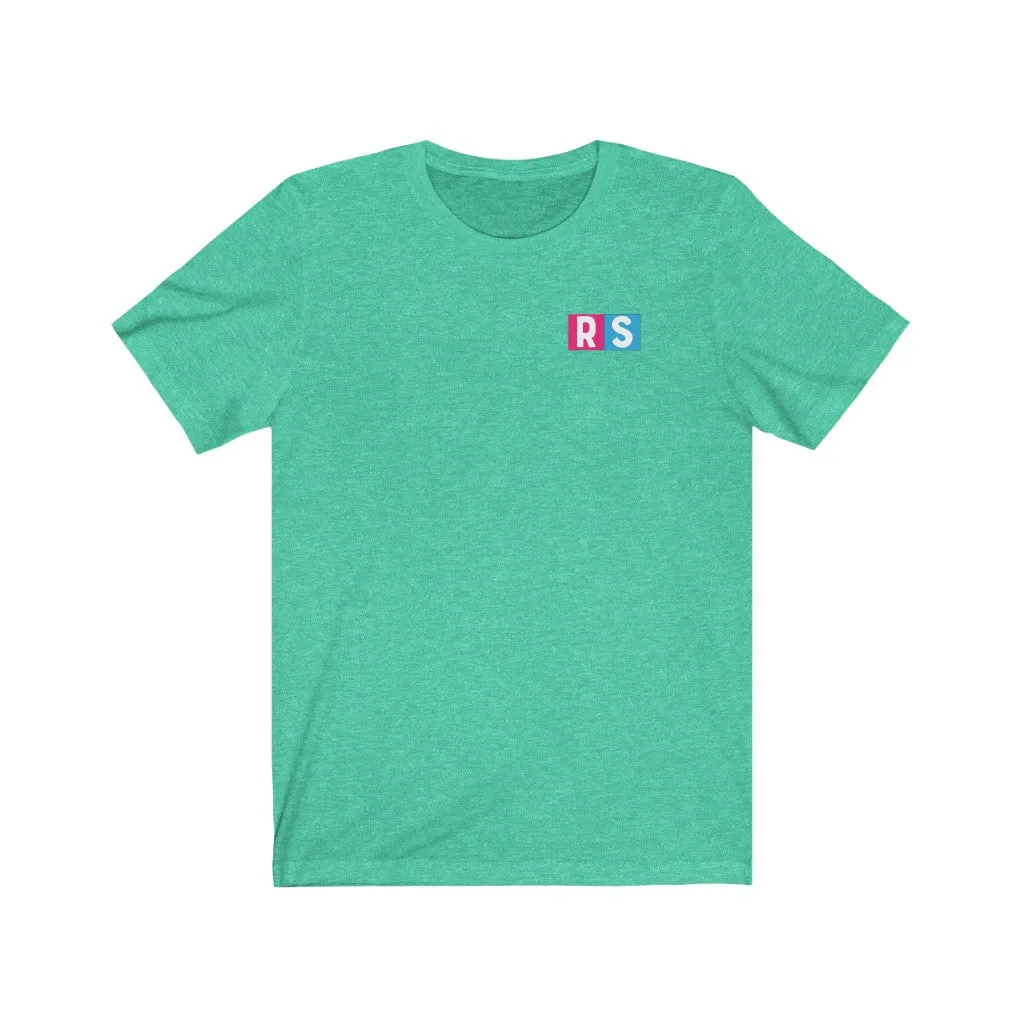 Two Sided RocketSurf RS Unisex Short Sleeve Tee