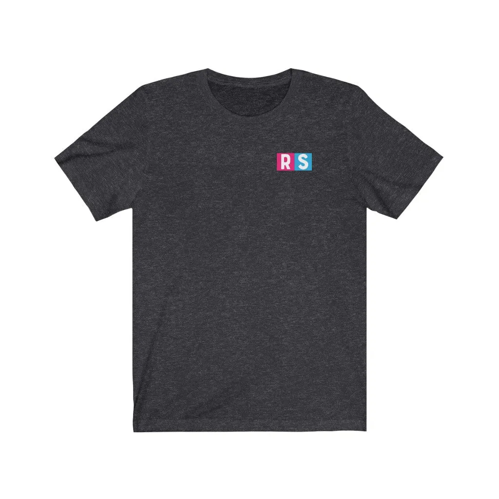 Two Sided RocketSurf RS Unisex Short Sleeve Tee