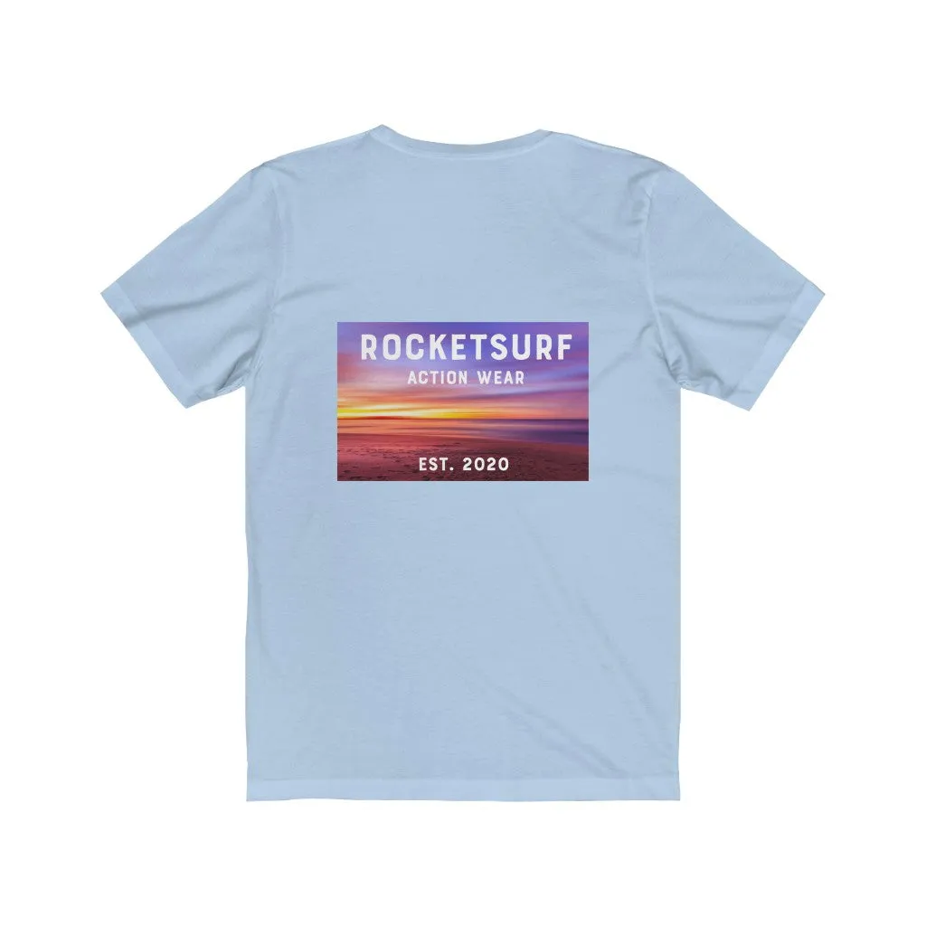 Two Sided RocketSurf RS Unisex Short Sleeve Tee