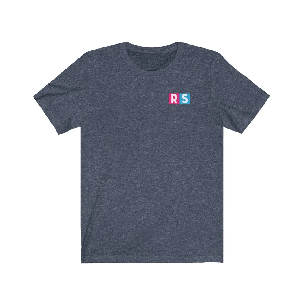 Two Sided RocketSurf RS Unisex Short Sleeve Tee